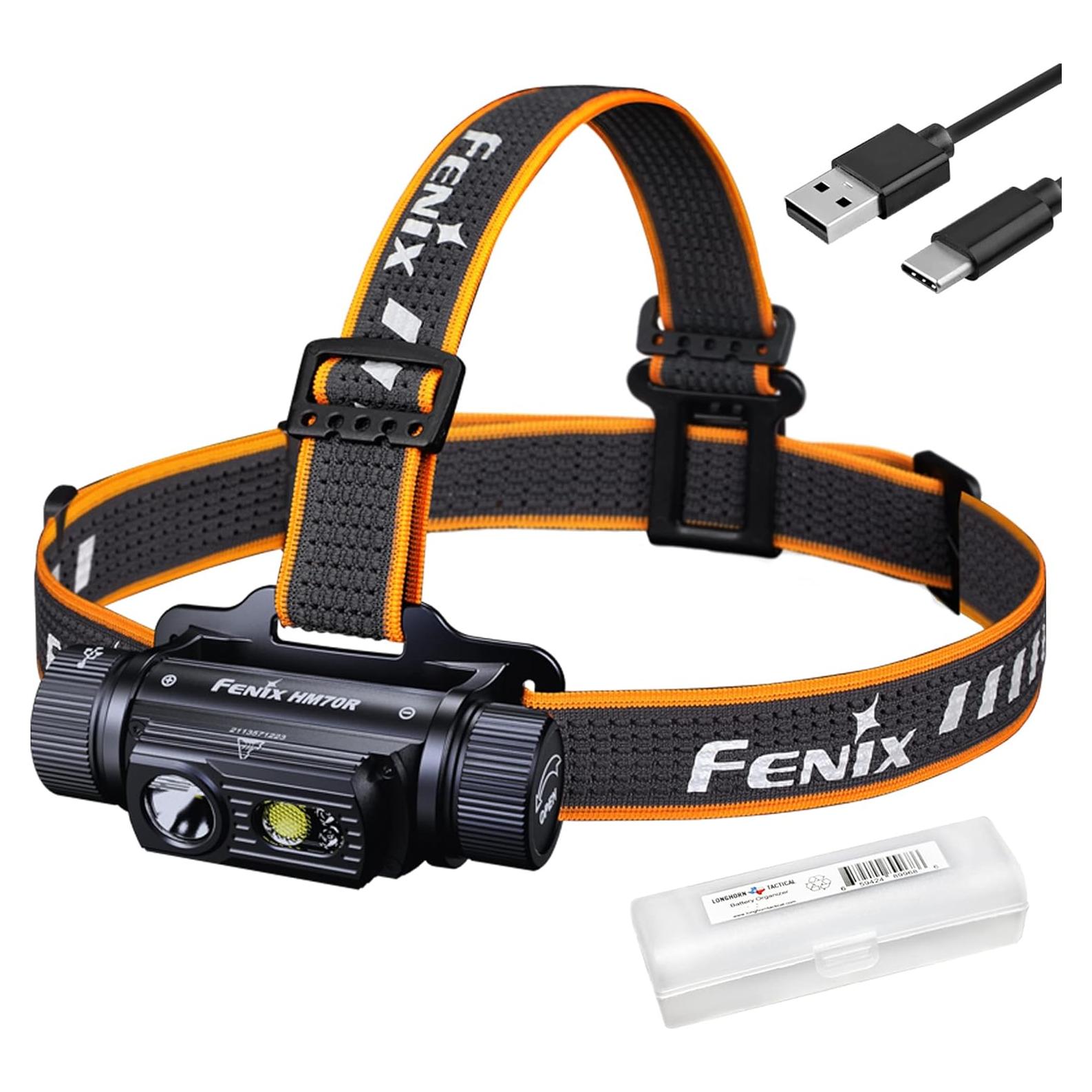 Linterna Frontal Fenix HM70R 1600 Lúmenes Recargable USB-C