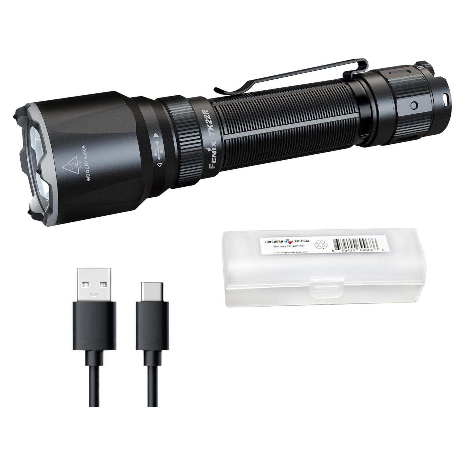Linterna Táctica Fenix TK22R 3200 Lúmenes Recargable USB-C