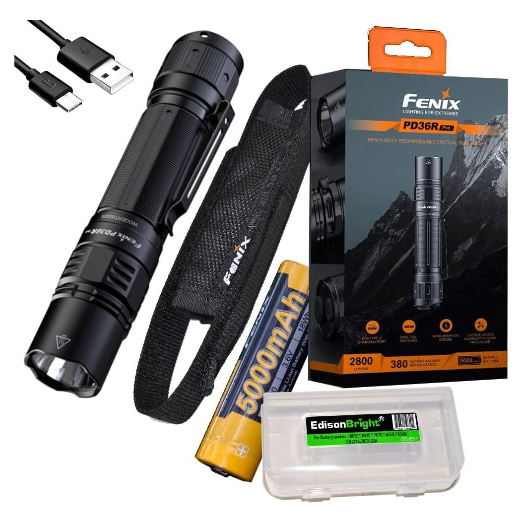 Linterna Táctica LED Fenix PD36R Pro 2800 Lúmenes USB Recargable