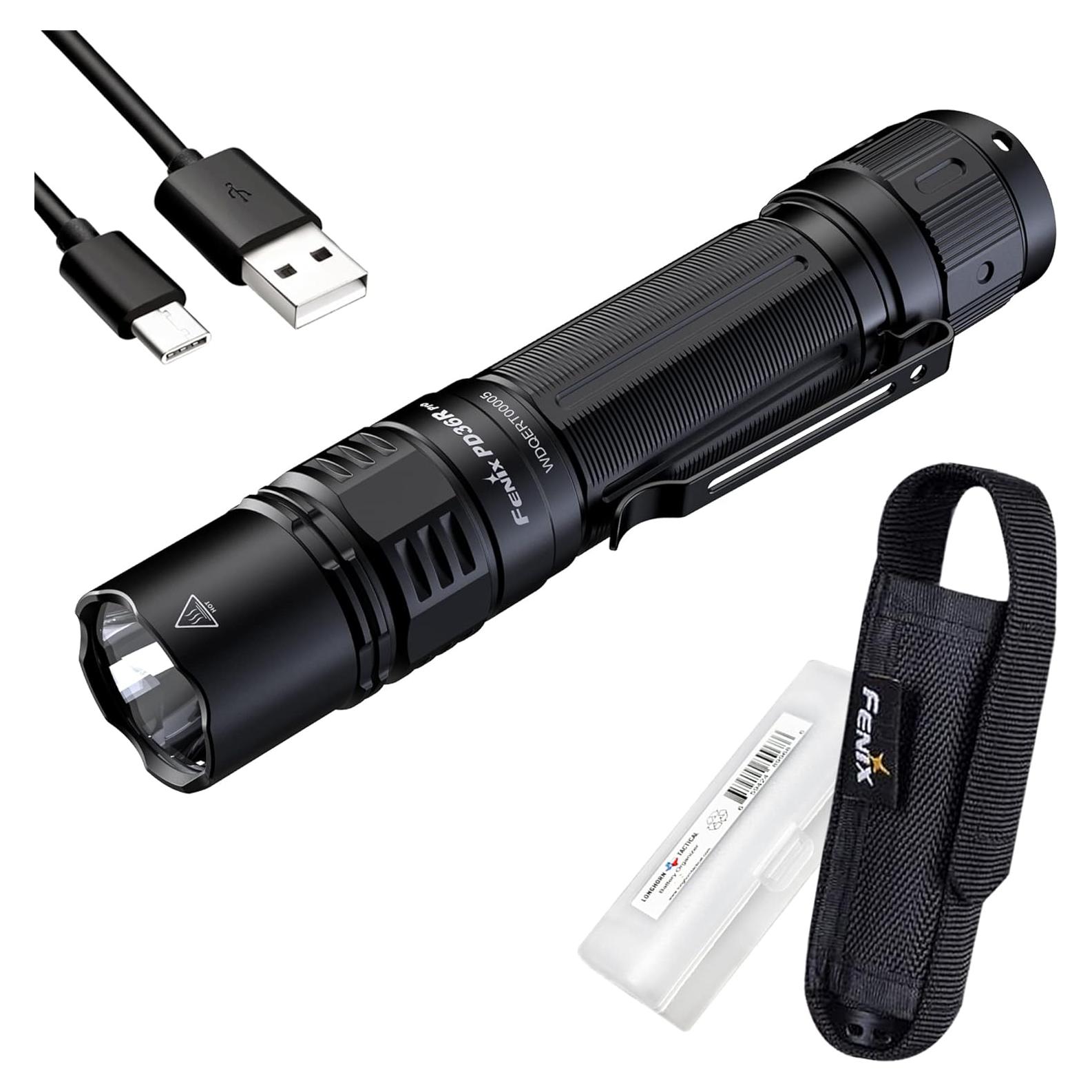 Linterna Táctica Fenix PD36R Pro 2800 Lúmenes Recargable USB-C