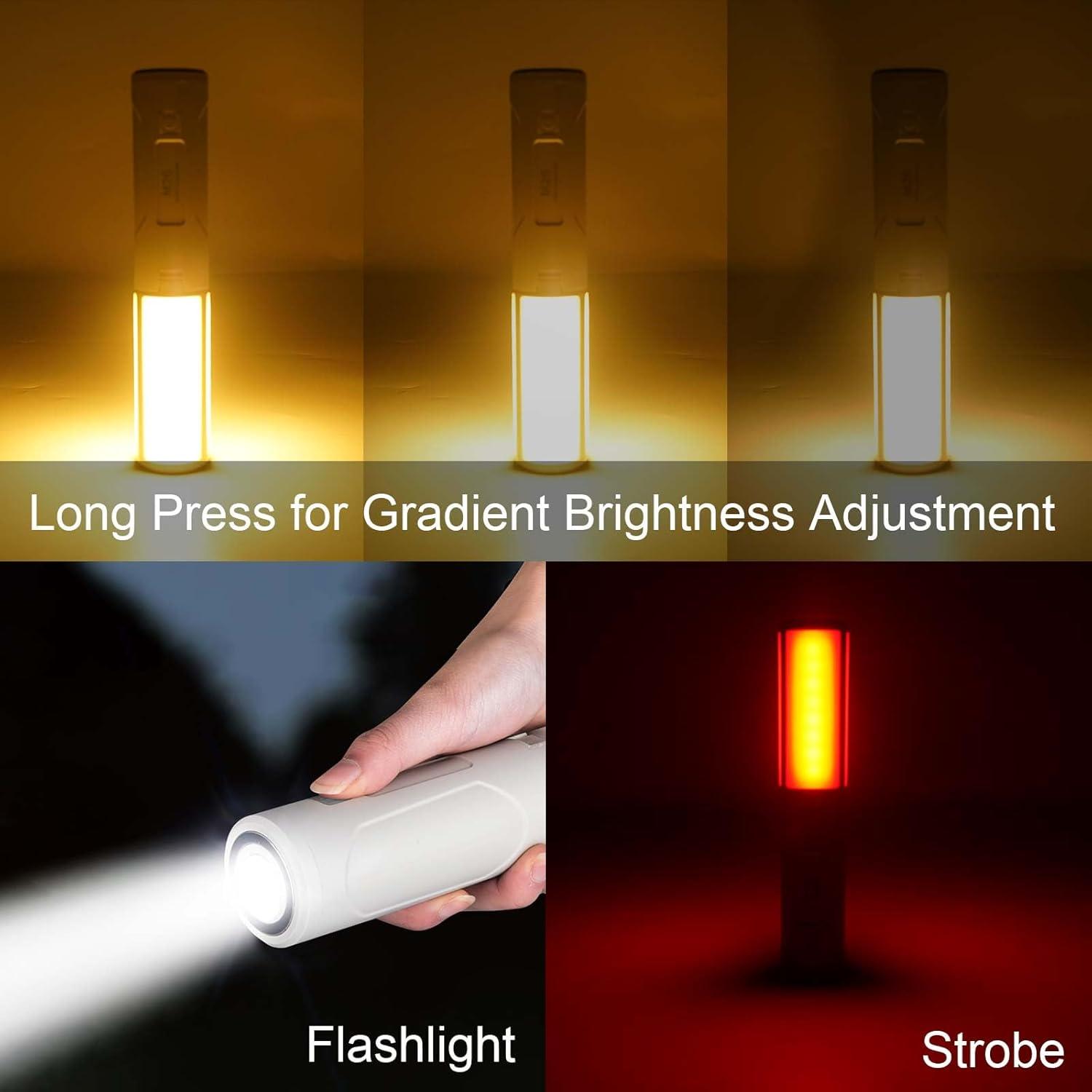 Linterna de Camping LED Chstarina 3500mAh Plegable Resistente al Agua