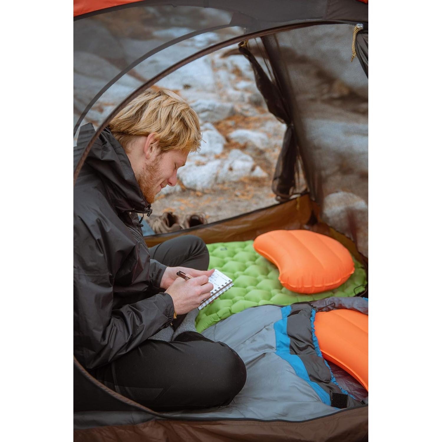 Almohada Inflable ALPS Montañismo Versa 43x30 cm Llama