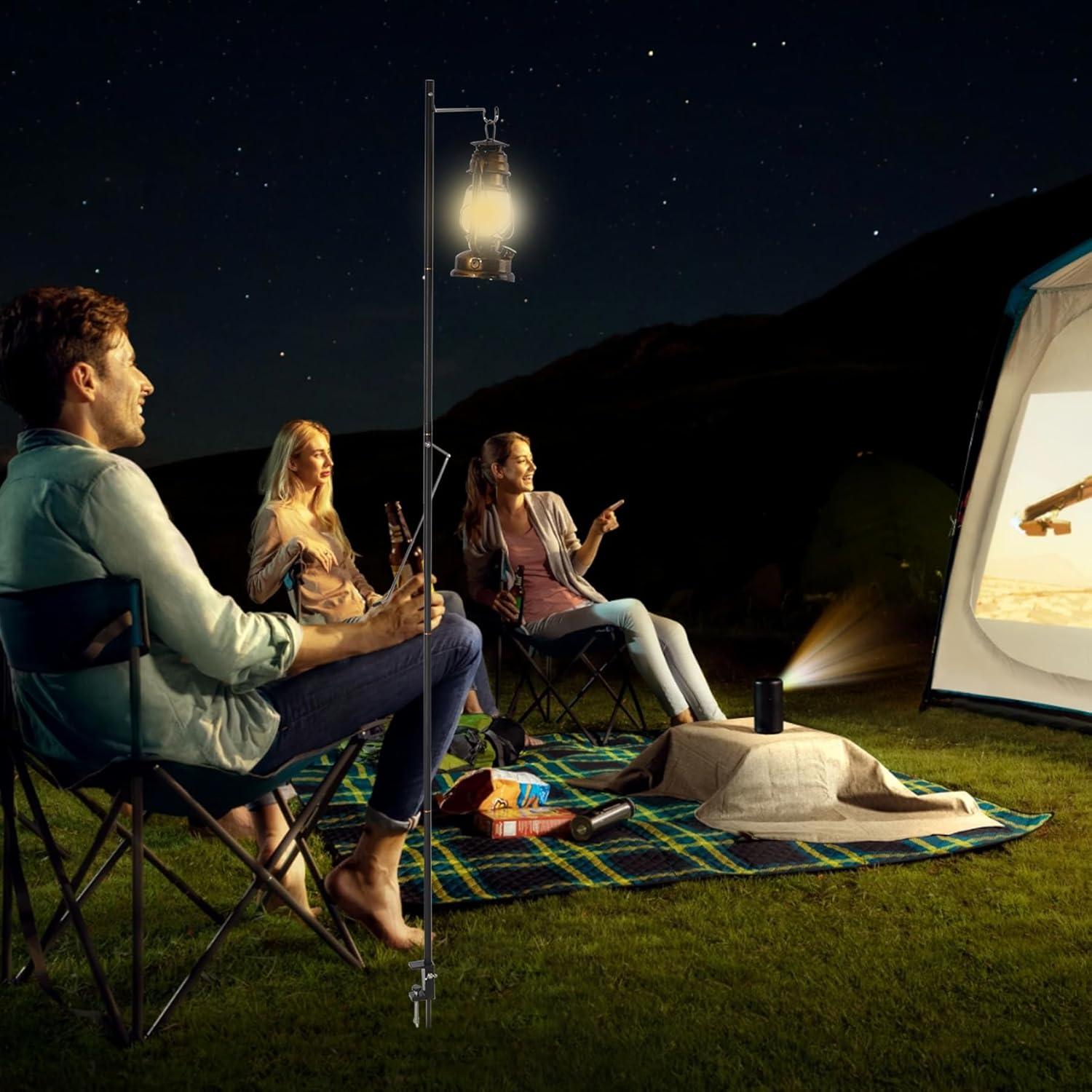 Soporte de Linterna de Camping REDCAMP 182.88 cm Ajustable