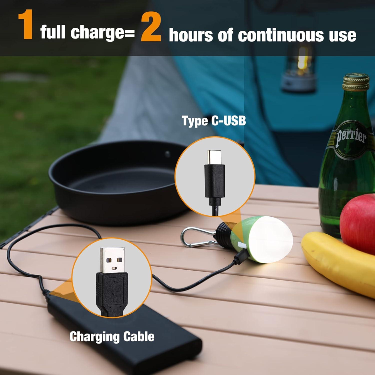 Luz de Camping Recargable EverBrite Verde, 150 Lúmenes, 3 Modos