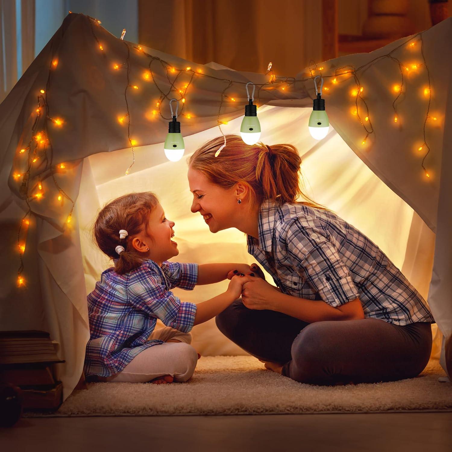 Luz de Camping Recargable EverBrite Verde, 150 Lúmenes, 3 Modos