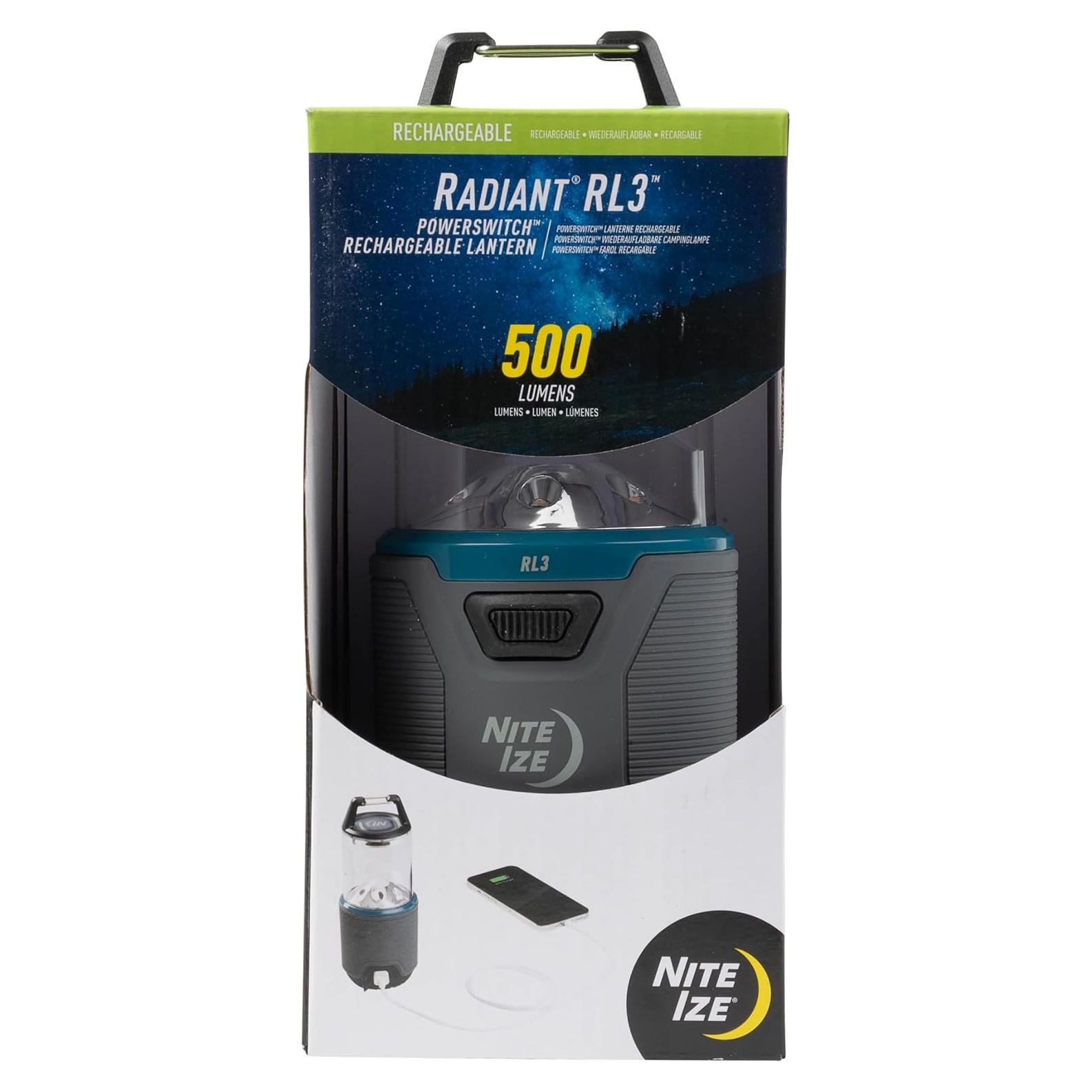 Linterna LED Recargable Nite Ize RL3 - Resistente al Agua