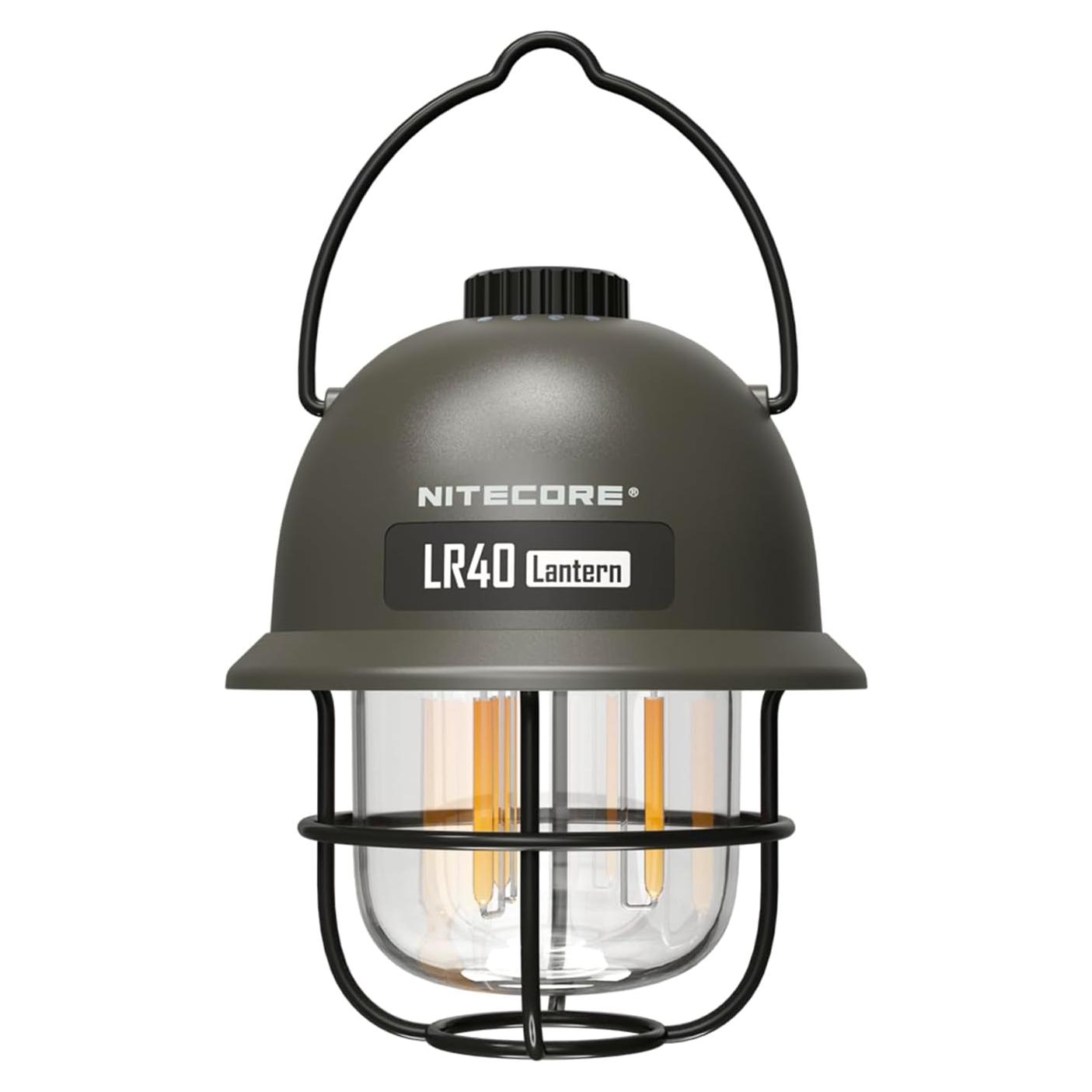 Lámpara de Camping Recargable NITECORE LR40 100 Lúmenes Verde