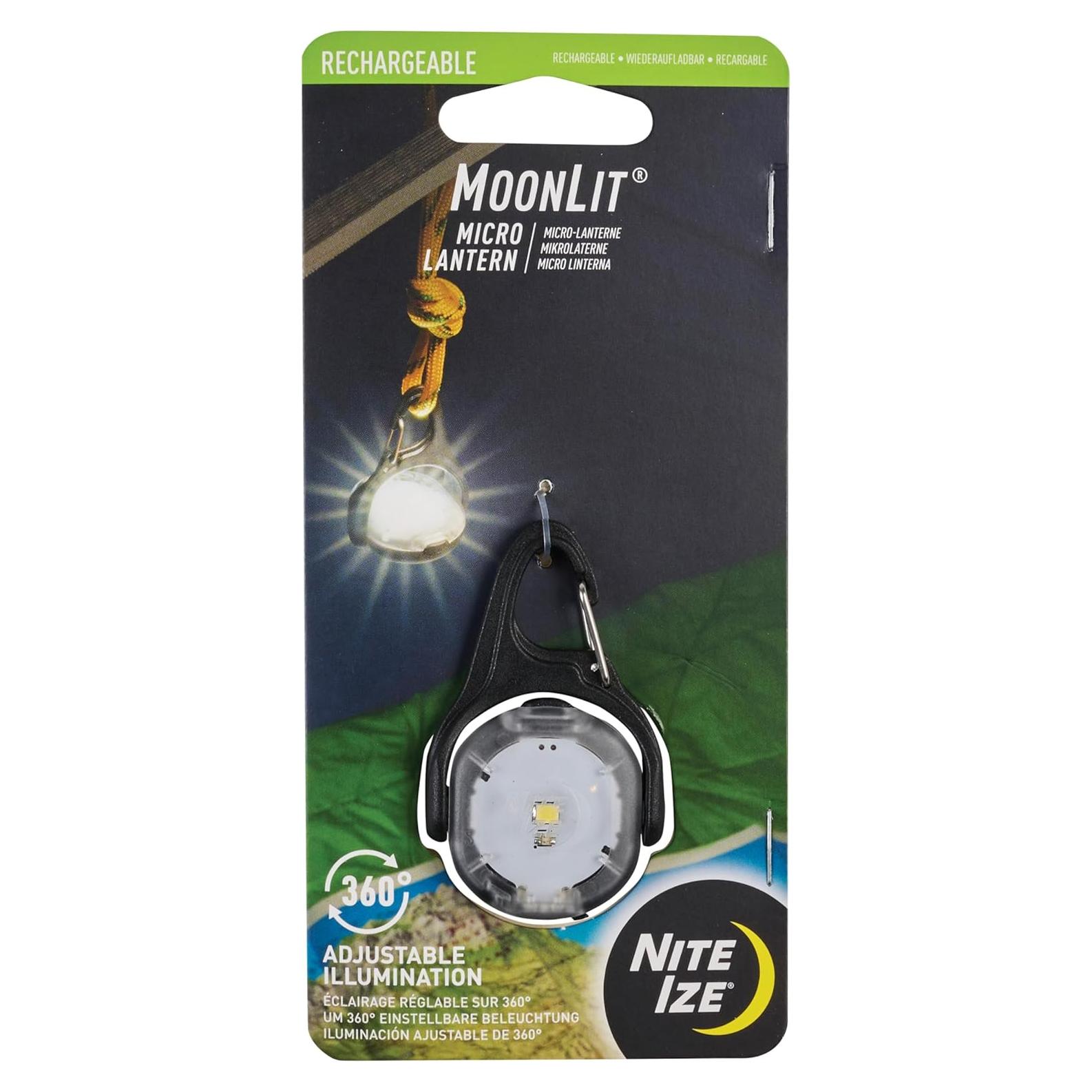 Linterna Micro Recargable Nite Ize MoonLit - Mini para Camping