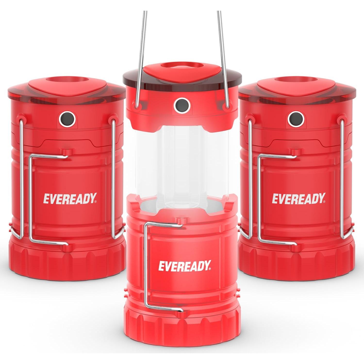 Paquete 3 Linternas LED Eveready + 2 Frontales Recargables