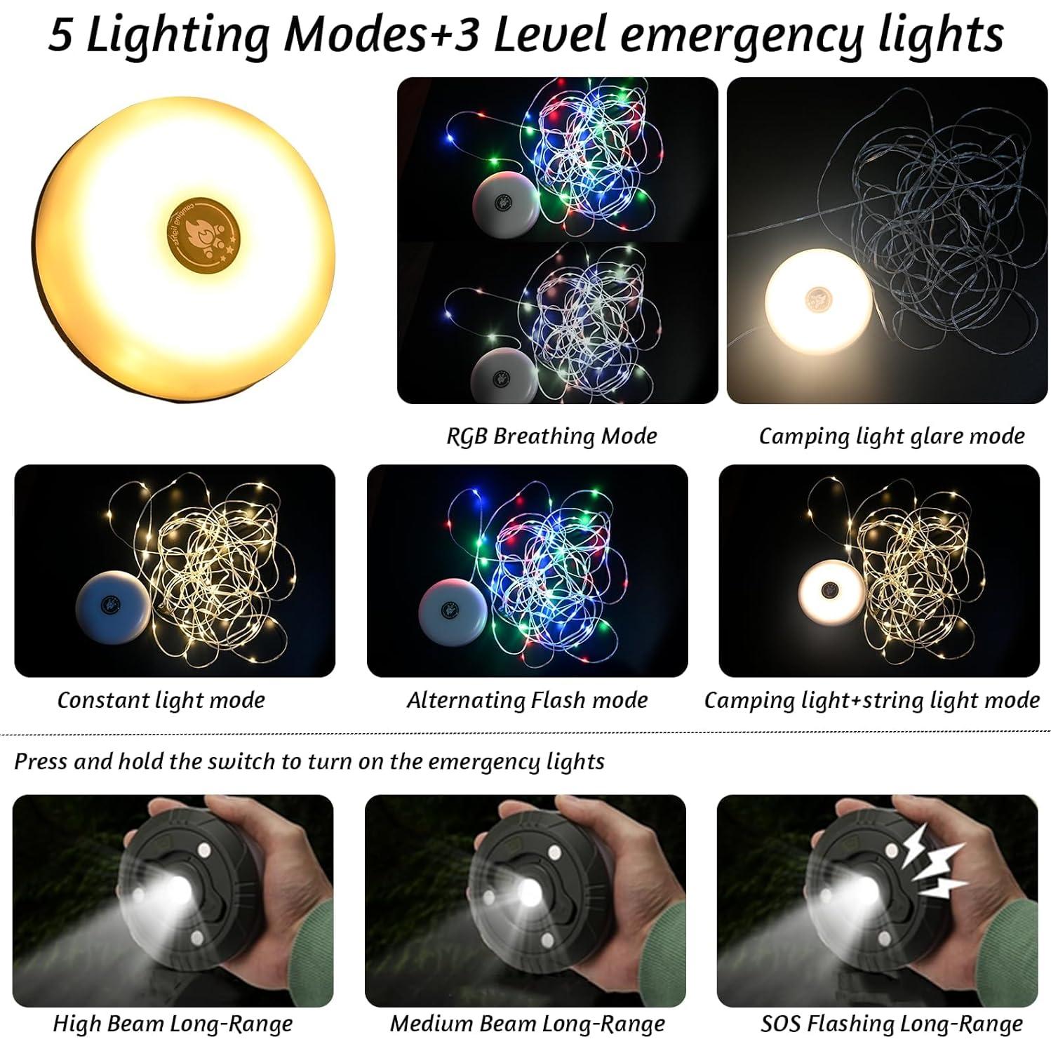 Luces de Cuerda Janhaley 10m USB RGB + Luz Cálida Impermeables