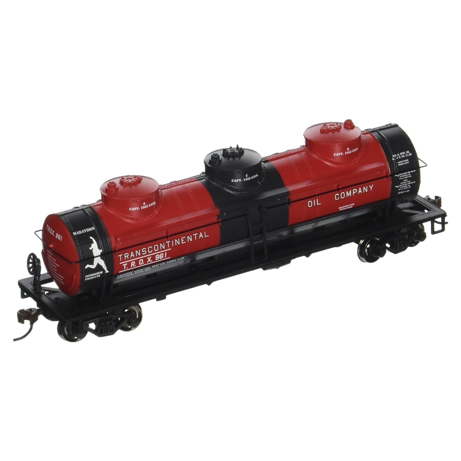 Carro tanque 3 domos Bachmann HO Transcontinental Oil 17,78 cm