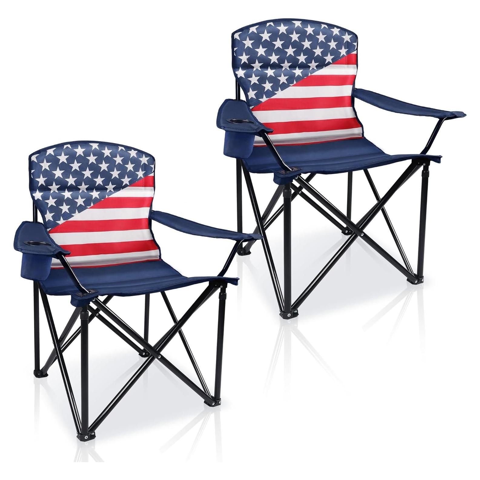 Sillas de Camping Plegables Acolchadas CampHill - 2 Unidades