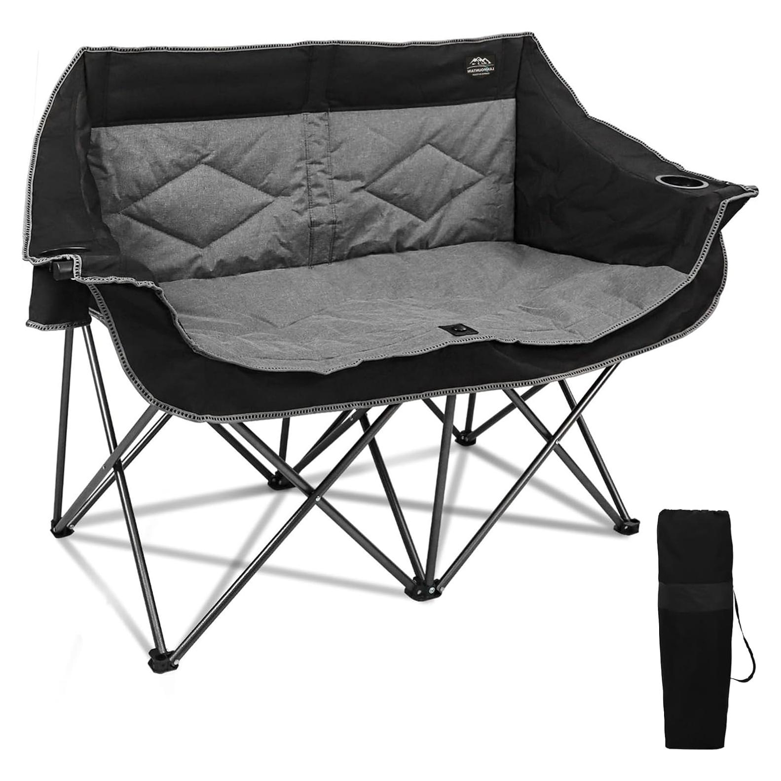 Silla de Camping Doble Plegable LANMOUNTAIN Loveseat 227 kg