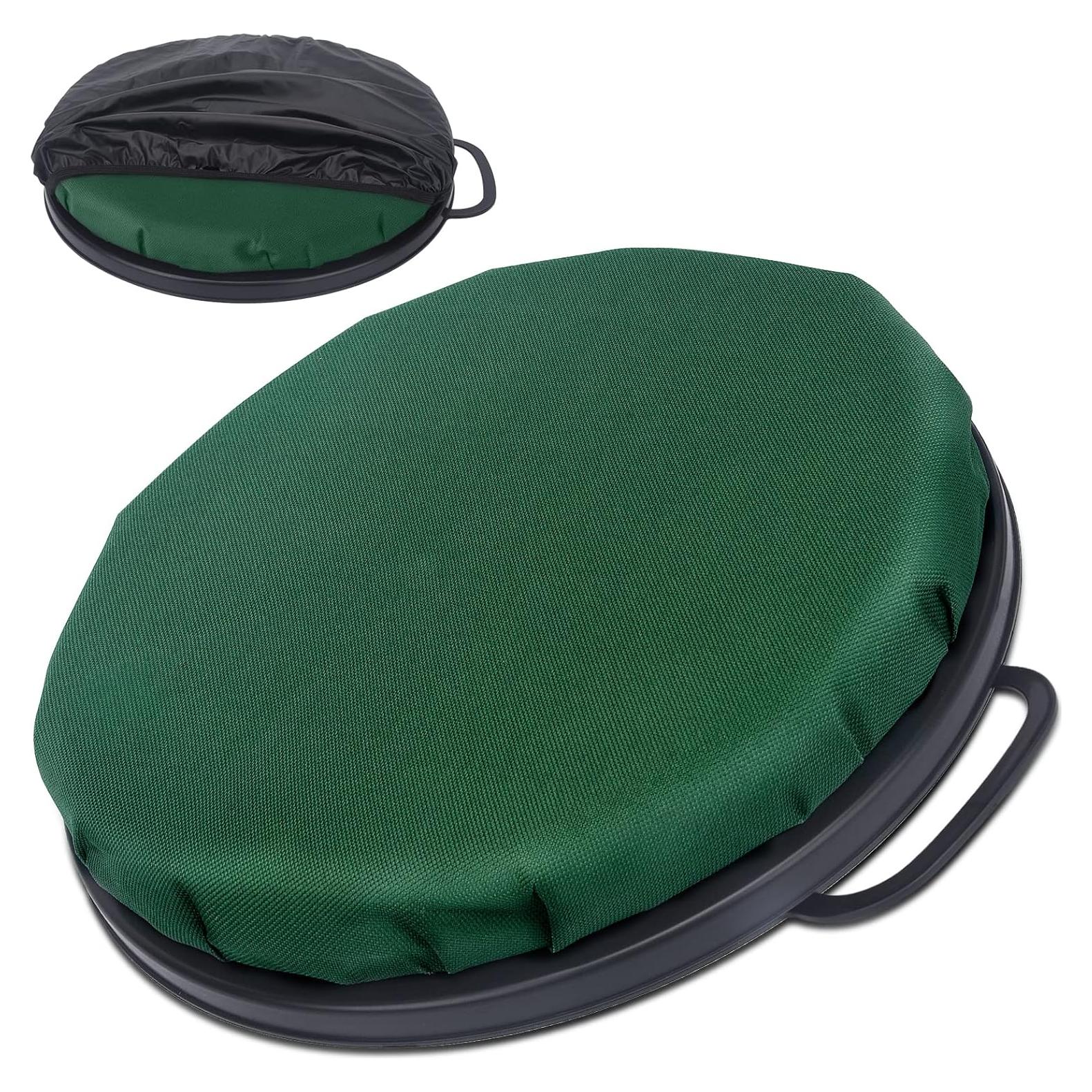 Asiento Giratorio 360° WarBull para Cubo de 5 Galones Verde