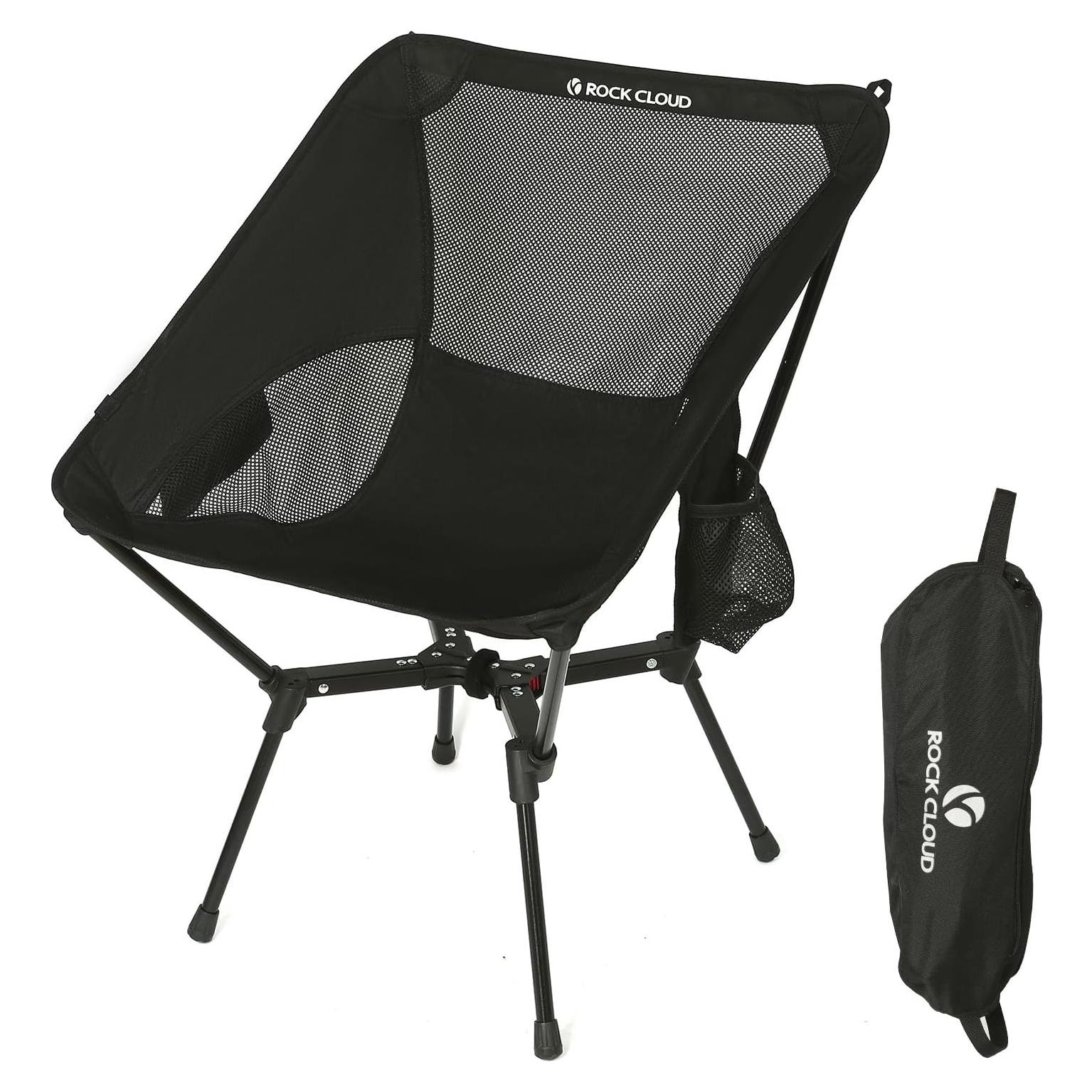 Silla de Camping Plegable ROCK CLOUD Ultraligera 1.72 kg