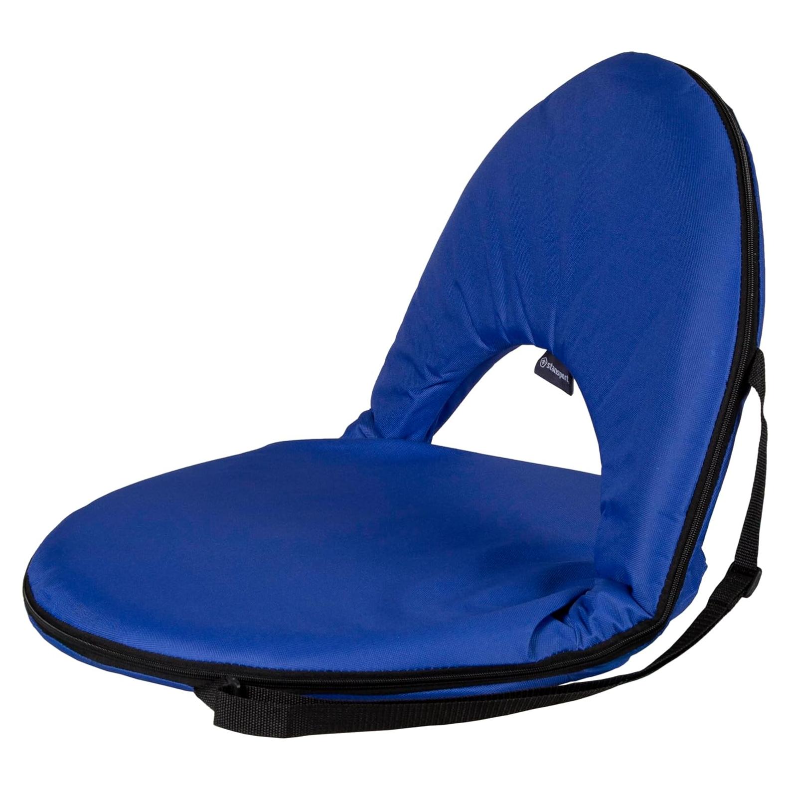 Silla Plegable Stansport Go Anywhere Azul - Respaldo Reclinable