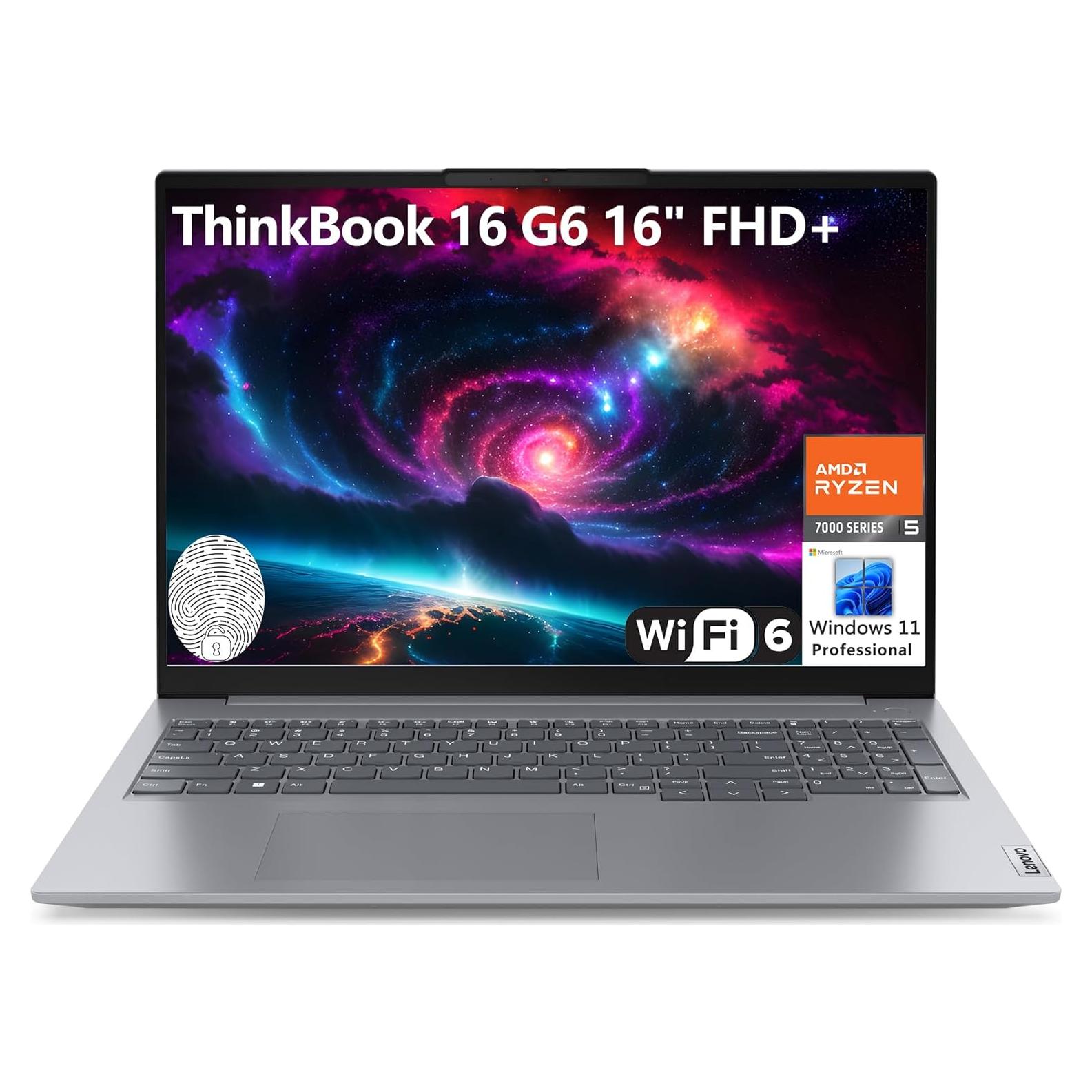Lenovo ThinkBook 16 G6 16" FHD+ AMD Ryzen 5 16GB 512GB SSD
