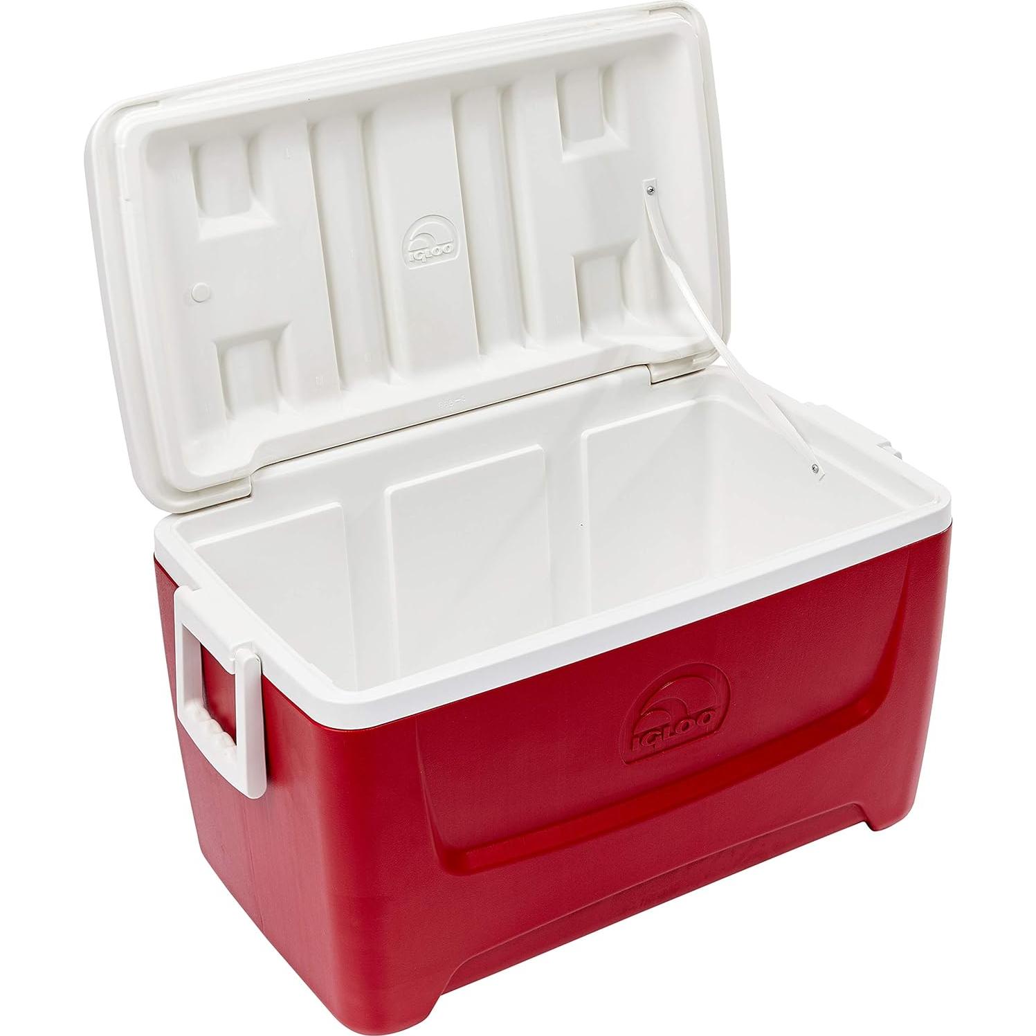 Cooler Igloo Island Breeze 48 Qt Rojo Lava - Camping y Playa