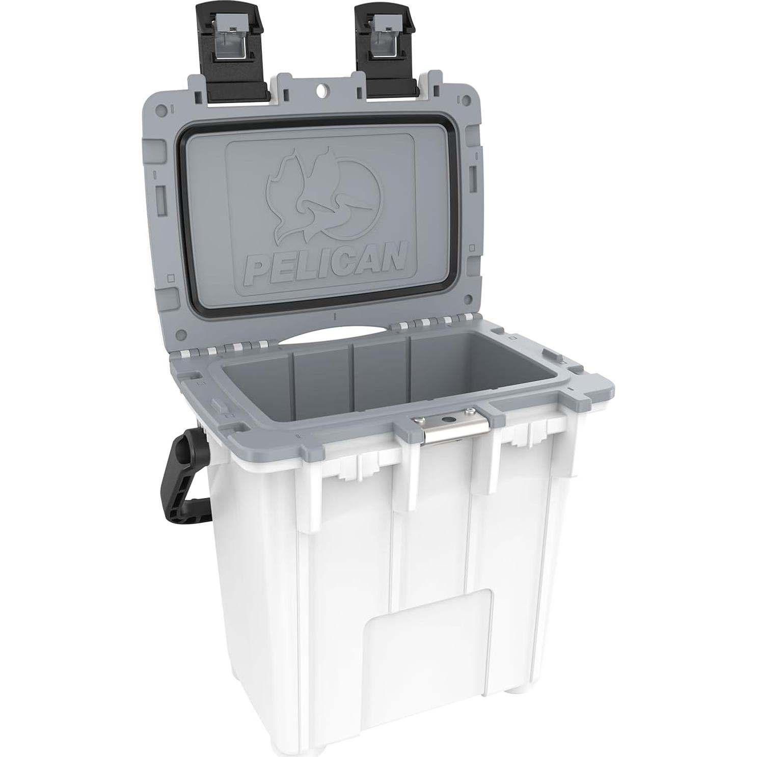Cooler Pelican Elite 20 Cuartos Blanco/Gris 19 Litros