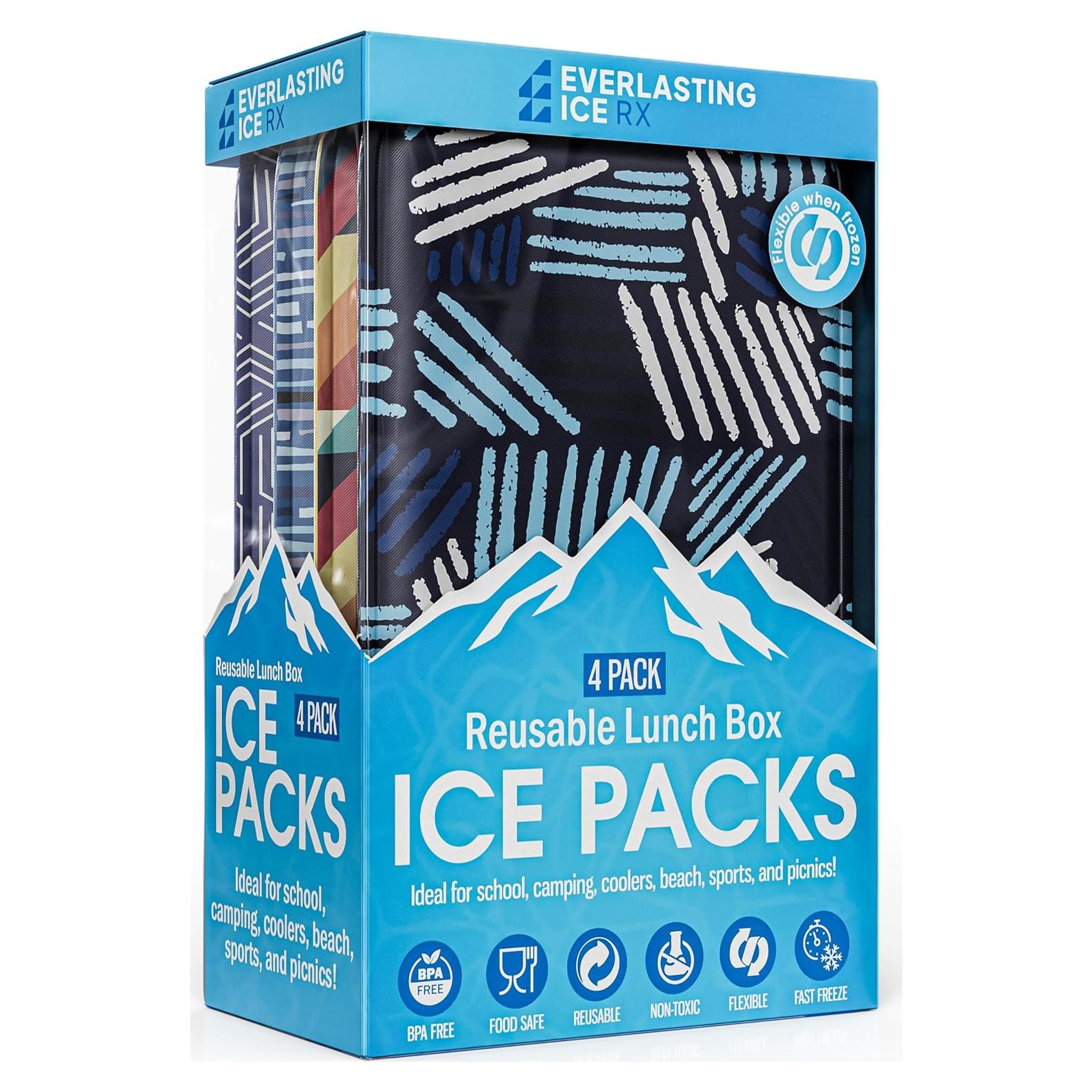Paquete de Hielo Reutilizable Everlasting Ice RX - 4 Unidades