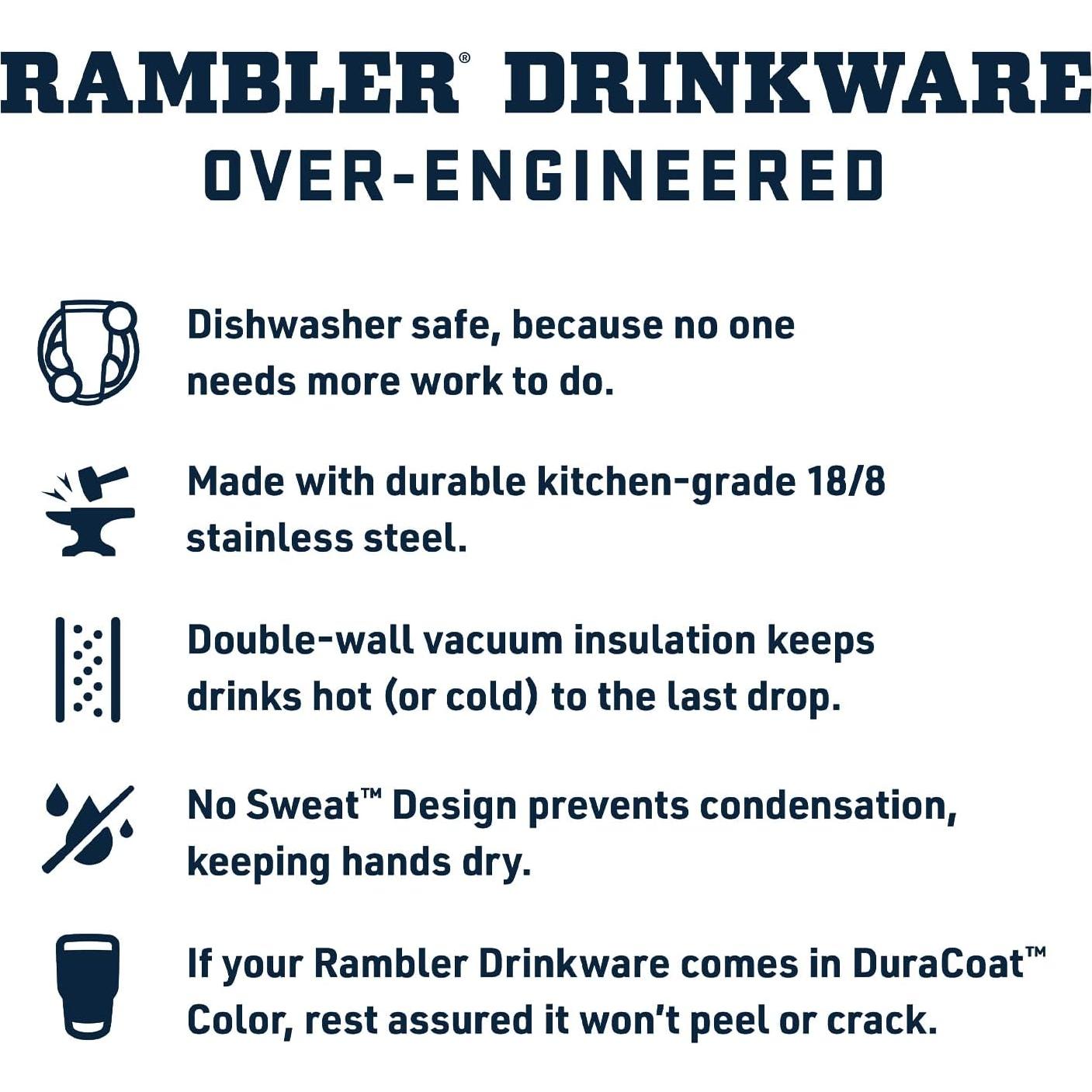 Taza Aislada al Vacío YETI 26 oz Verde Campamento con Pajilla