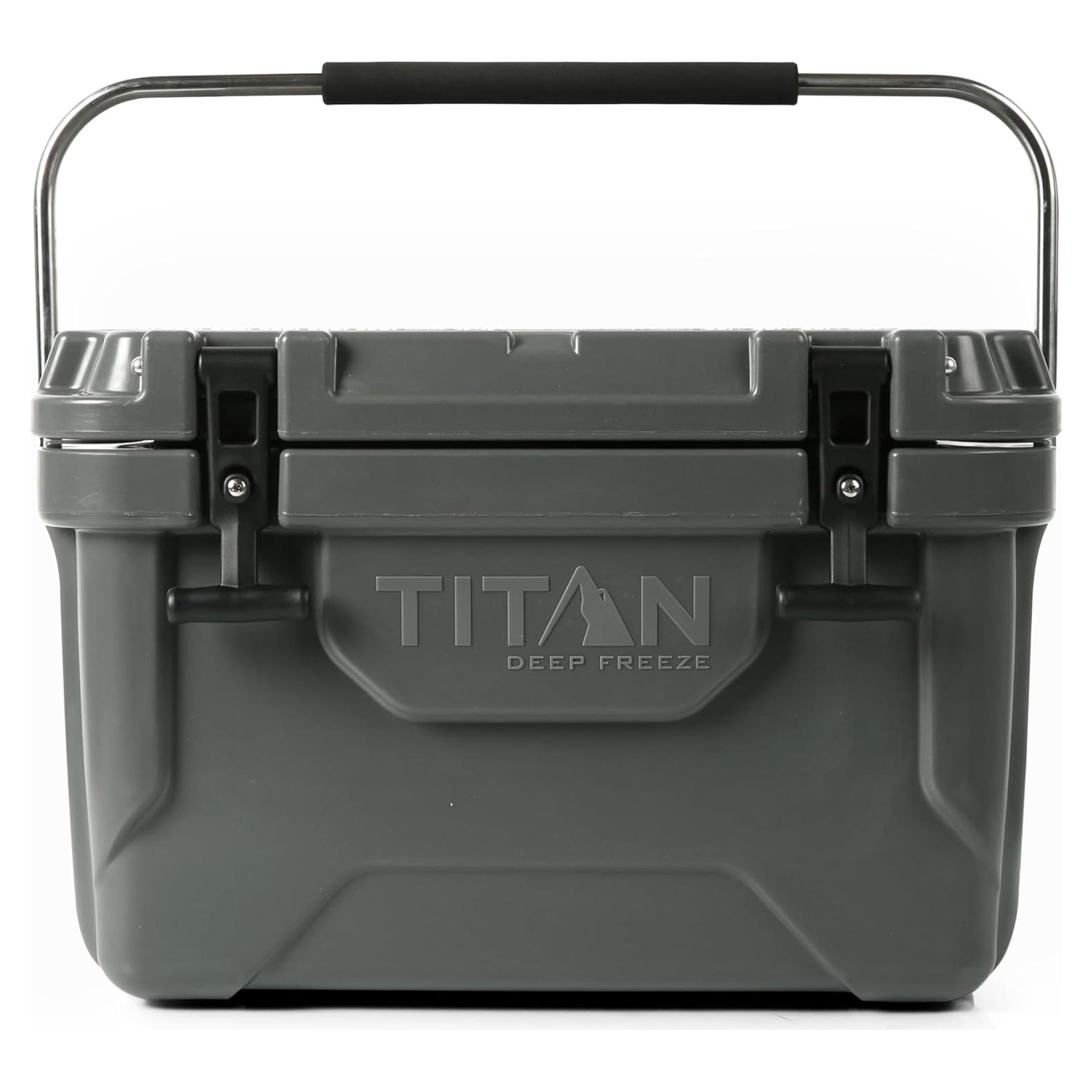 Hielera Titan 20Q Gris con Aislamiento Deep Freeze y Microban