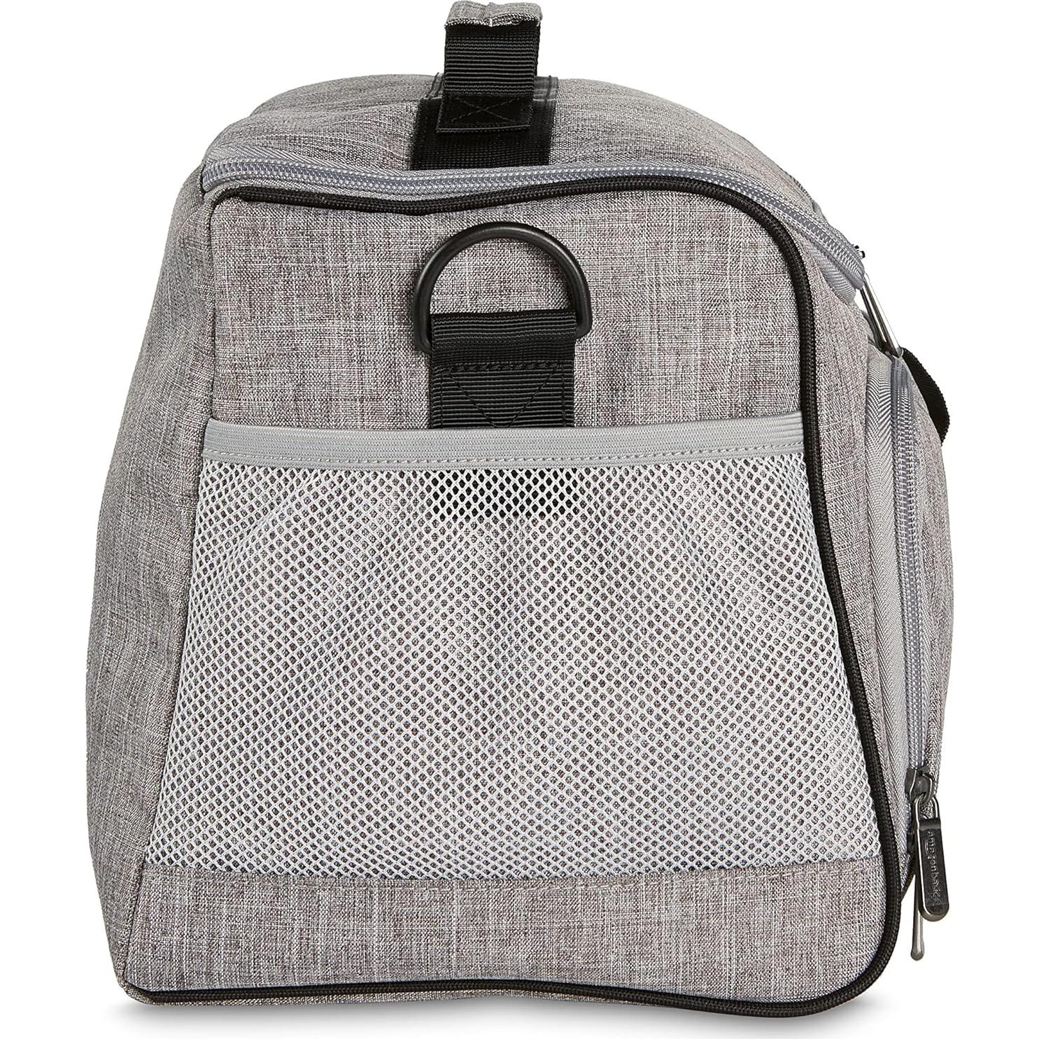 Bolsa Enfriadora Aislada Amazon Basics 24 Latas Gris