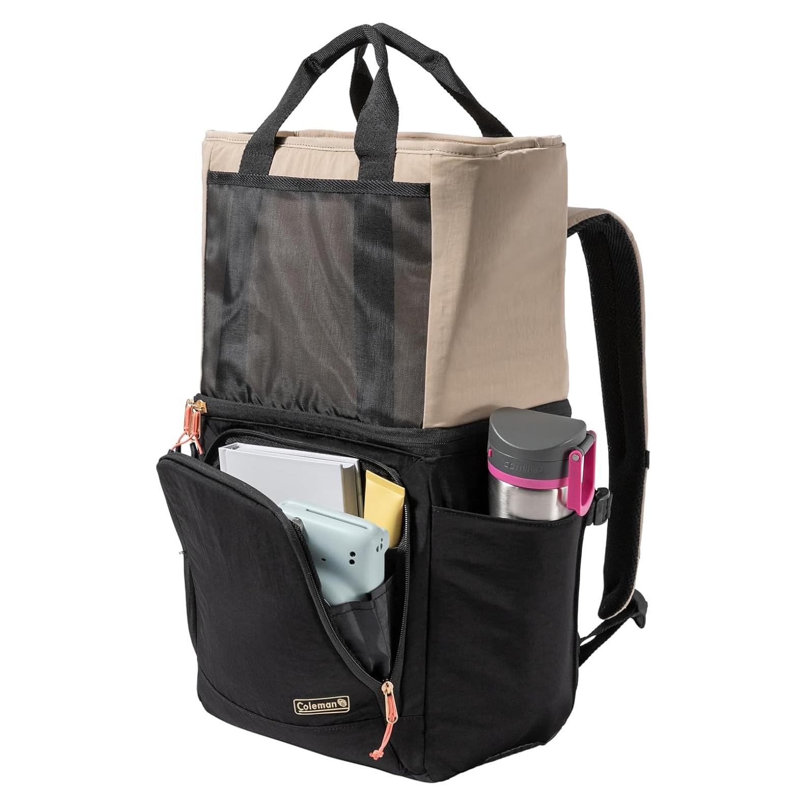 Mochila Cooler Coleman Now 20 Latas, Aislamiento Avanzado