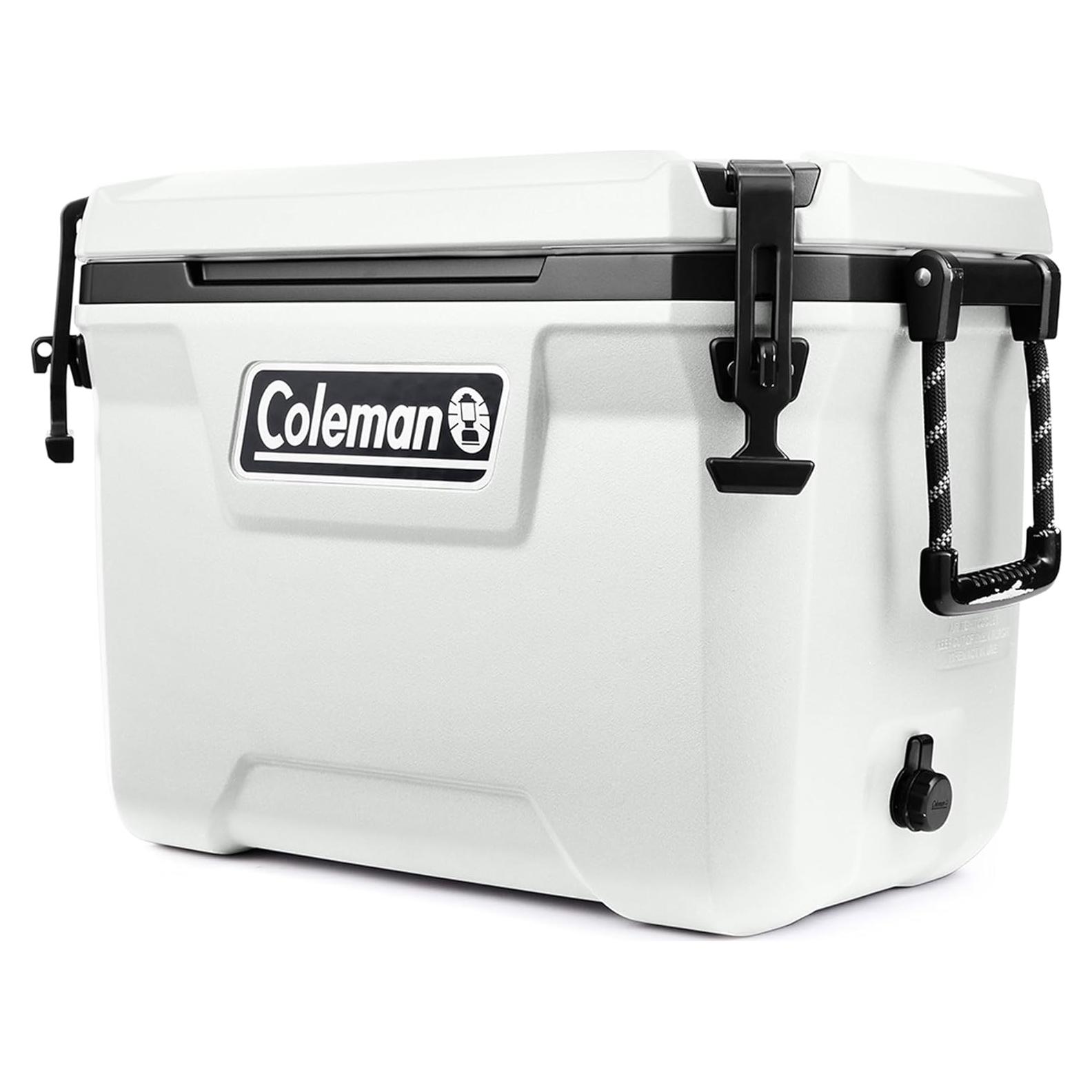 Enfriador Coleman Serie Convoy 55 Cuartos Aislado Blanco