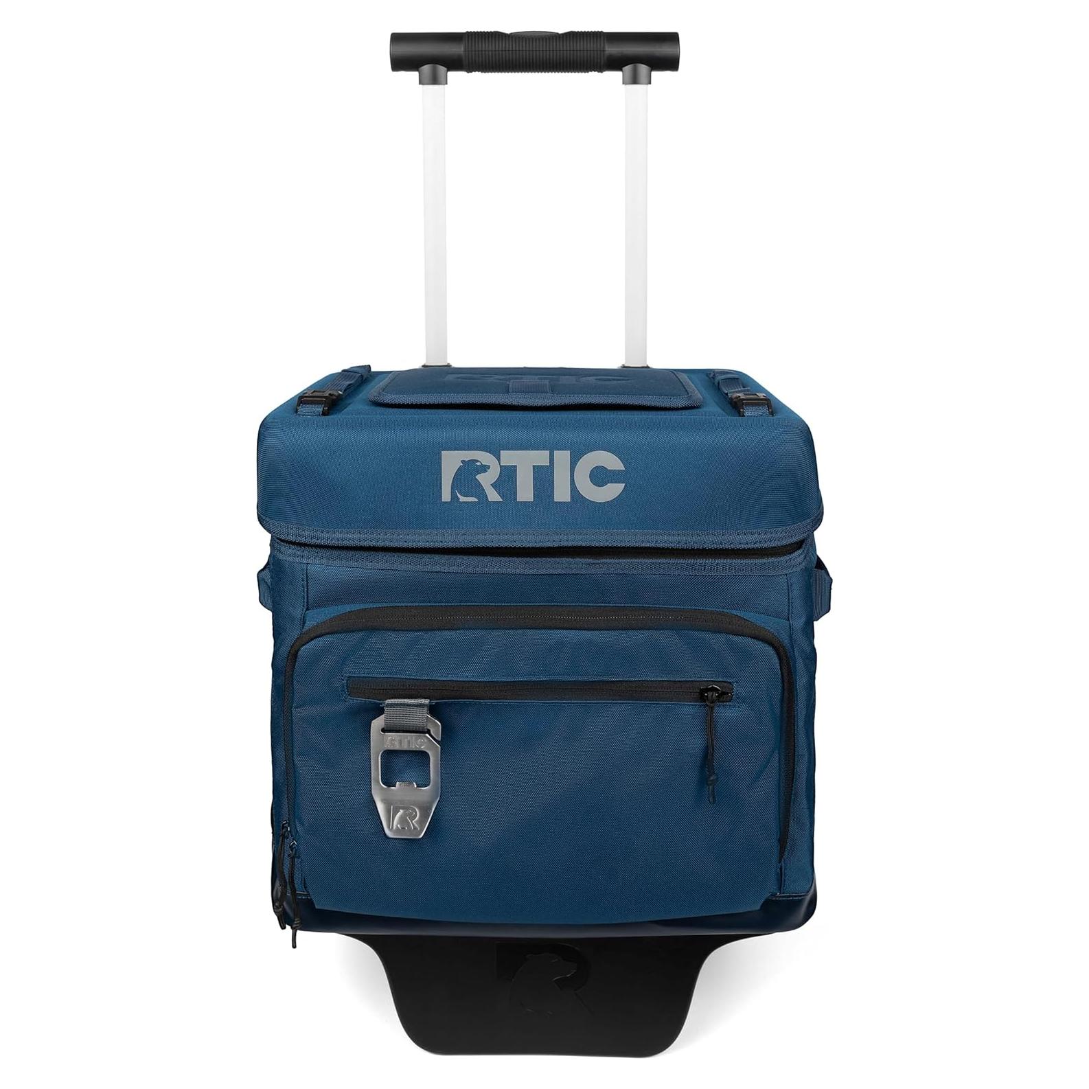 Cooler RTIC 40 Latas con Ruedas y Mango Plegable Marino