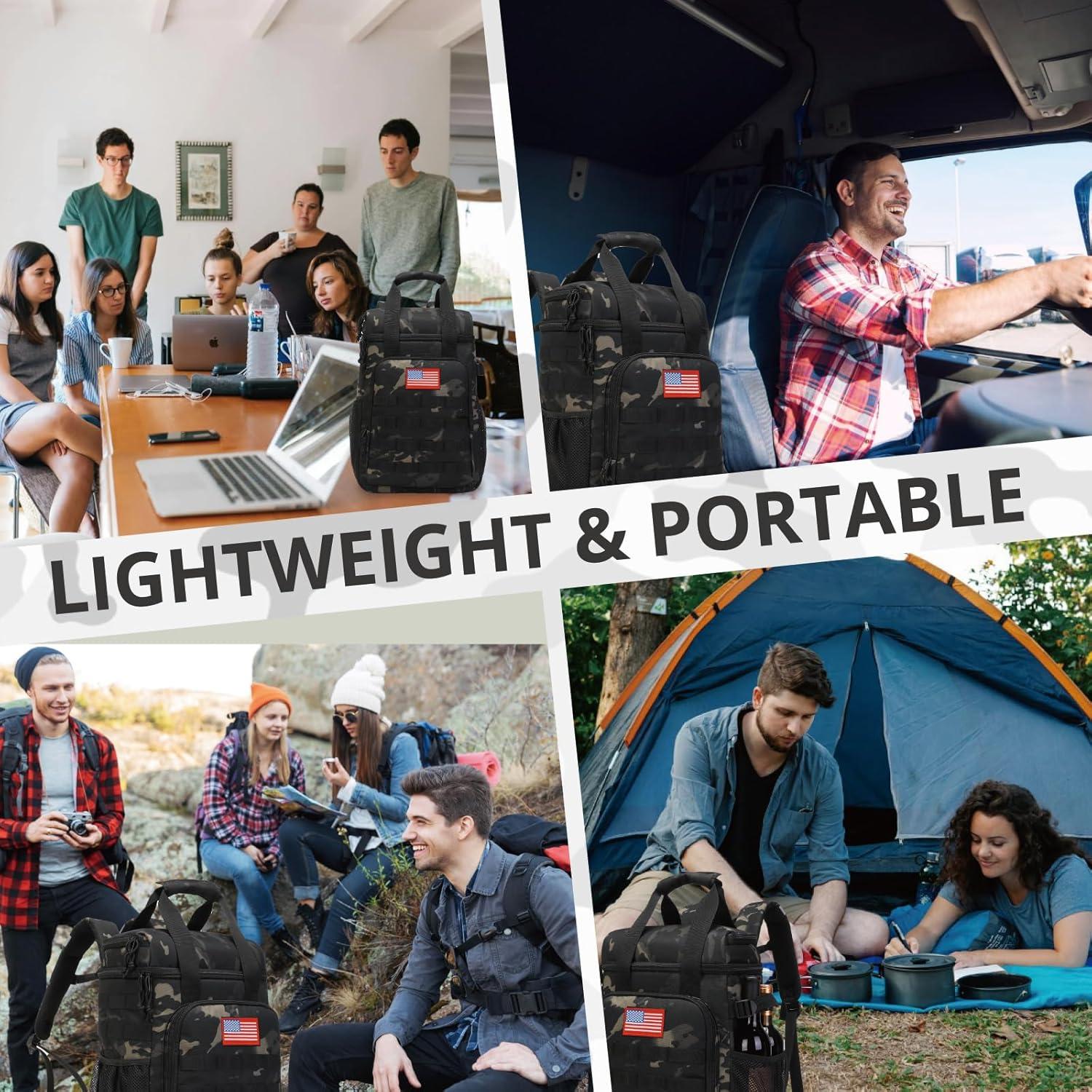 Mochila Enfriadora Táctica ATRIPACK 35L Impermeable Camuflaje