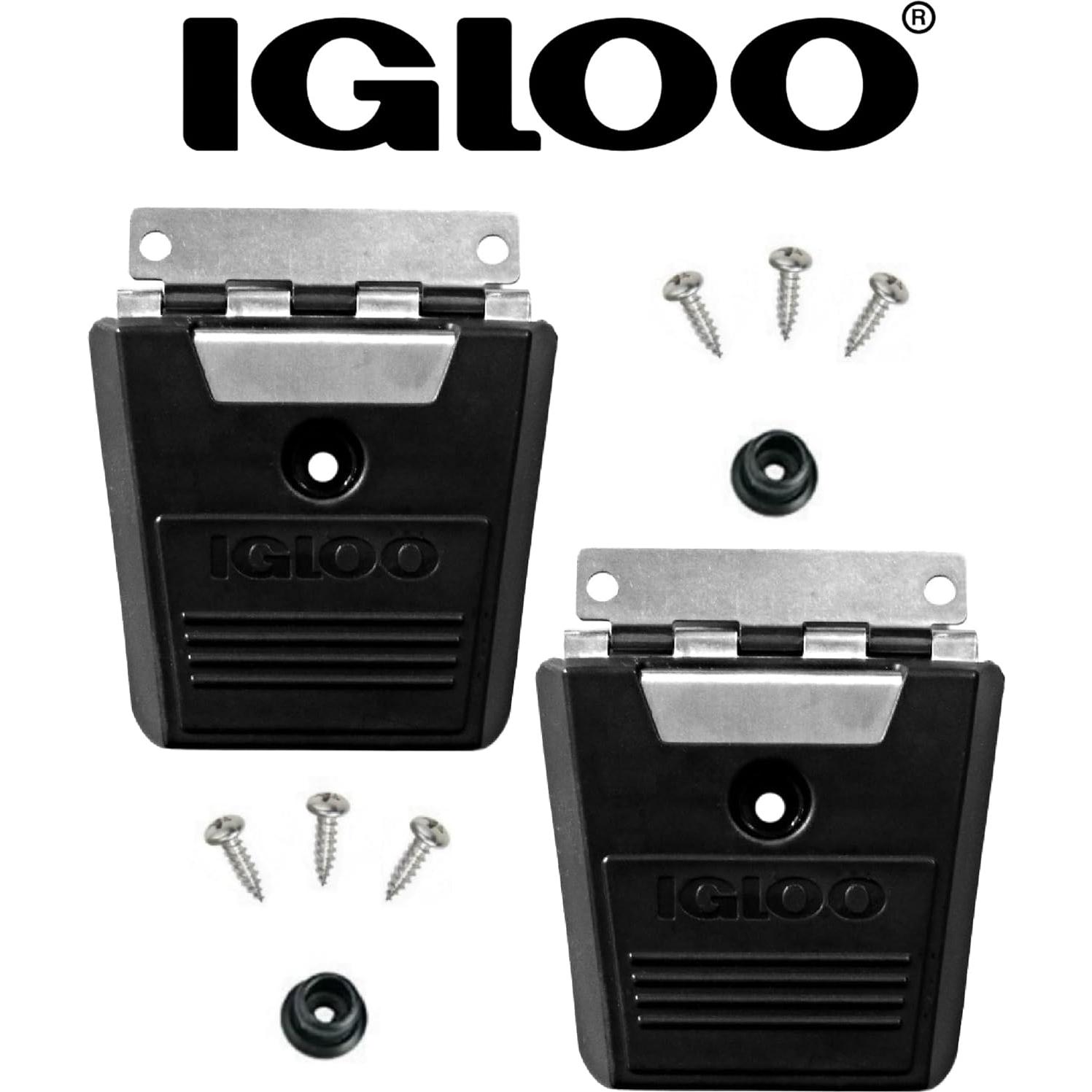 Pestillos Híbridos Igloo para Neveras 2-Pack Acero Inoxidable