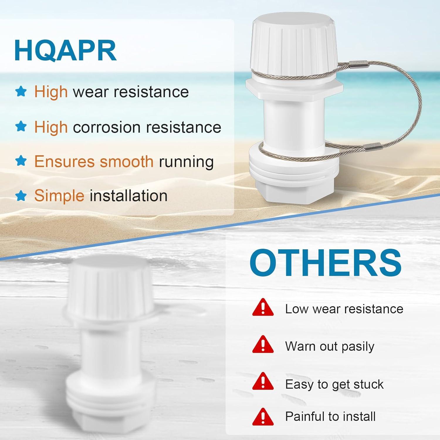 Tapón de Drenaje HQAPR Rosado Acero Inoxidable para Enfriadores 50-165 Qt