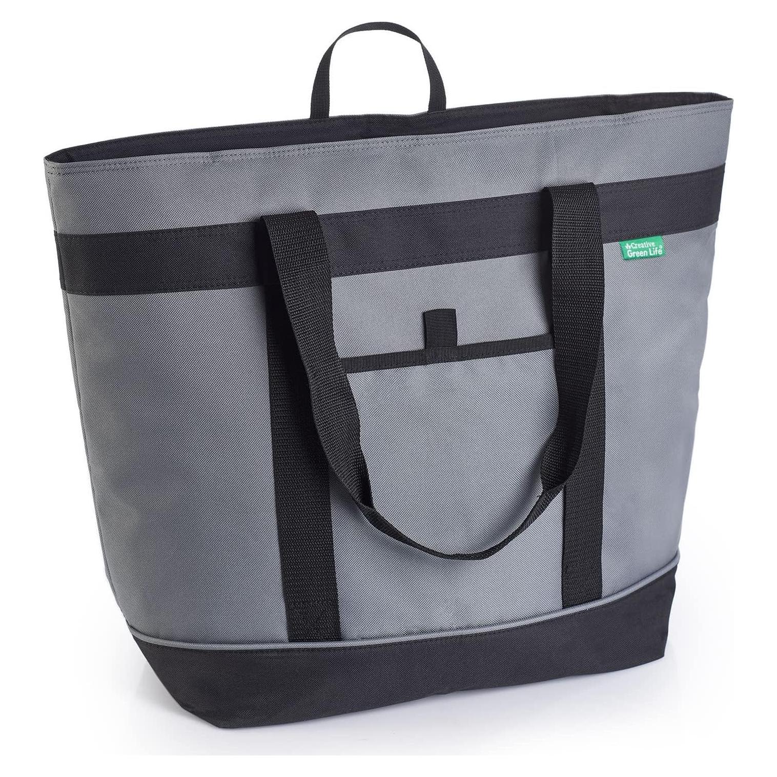Bolsa Térmica Aislada Jumbo Creative Green Life Gris 37.85L