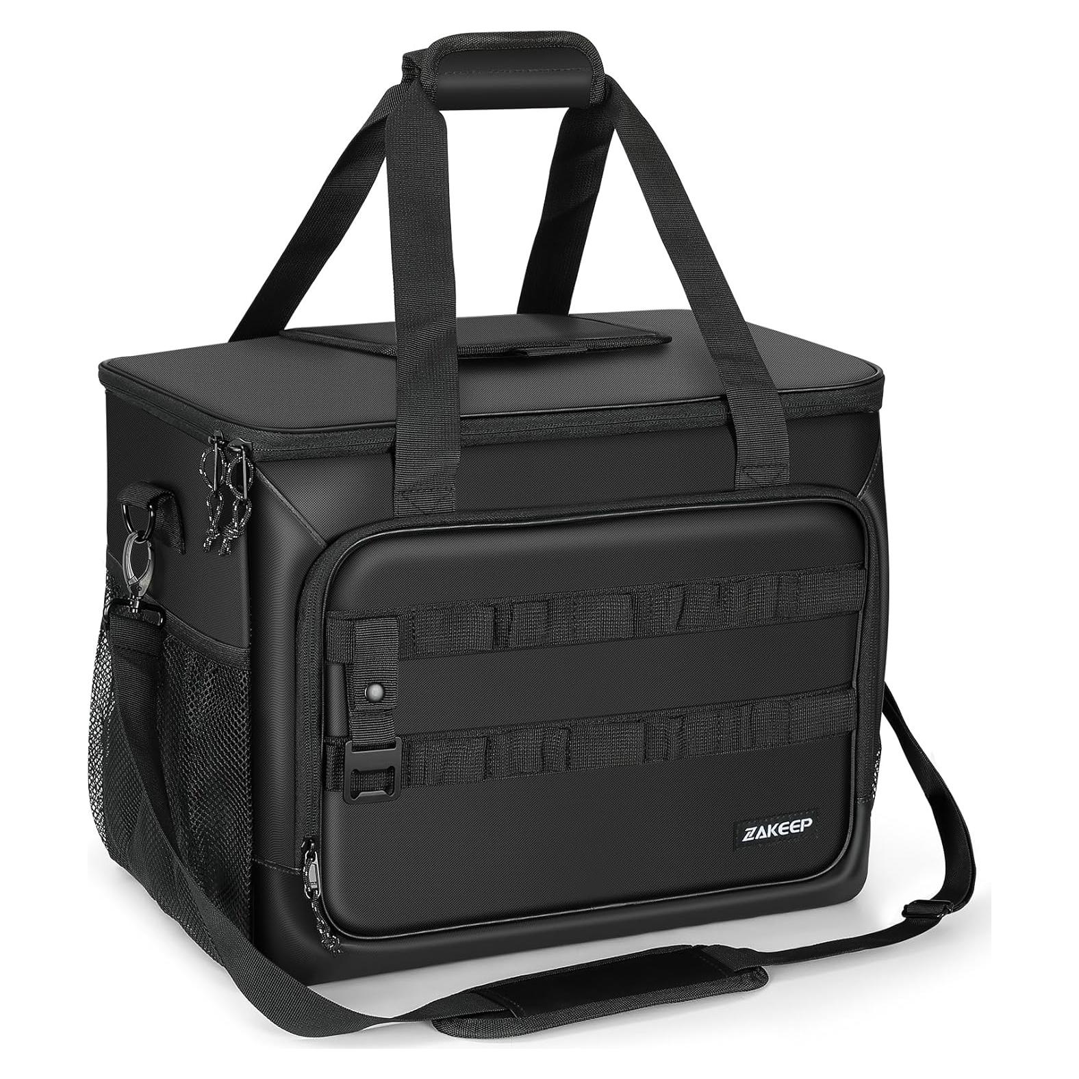 Bolsa Térmica ZAKEEP Grande 30 Latas Impermeable Negra