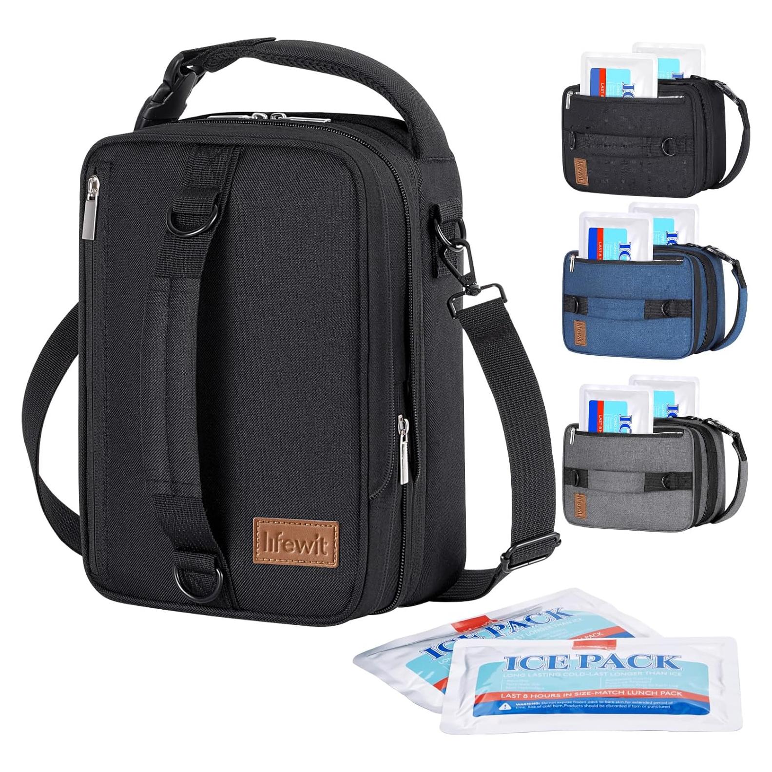 Bolsa de Almuerzo Aislada Lifewit Expandible 6.5L Negra