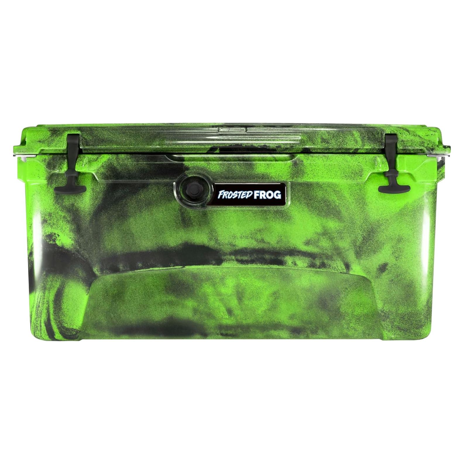 Cooler Aislado Frosted Frog 75QT Camo Verde 70.8L