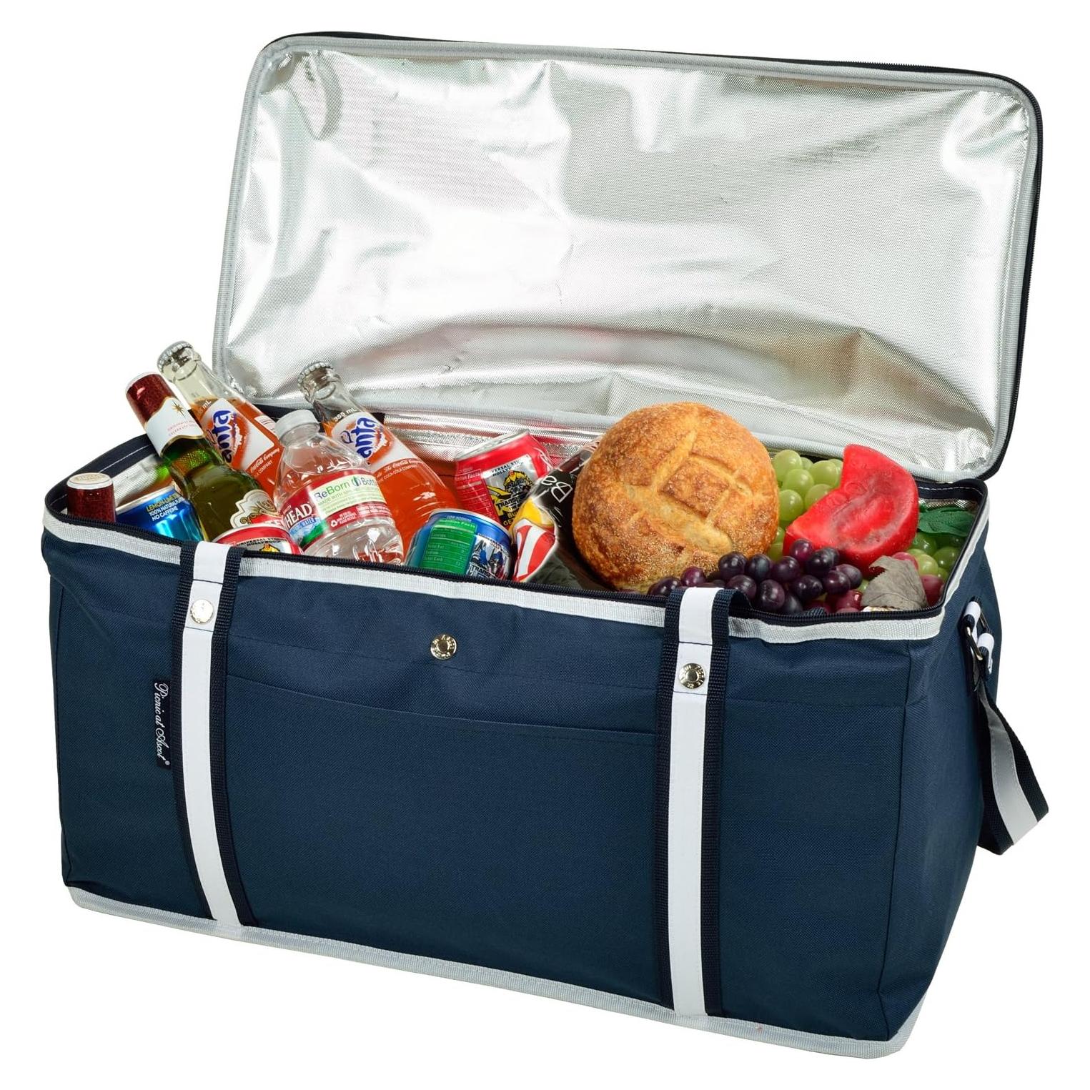 Picnic at Ascot 64 Can Capacity Semi Rigid Collapsible Leakproof Cooler- Designed & Quality Approved in the USA