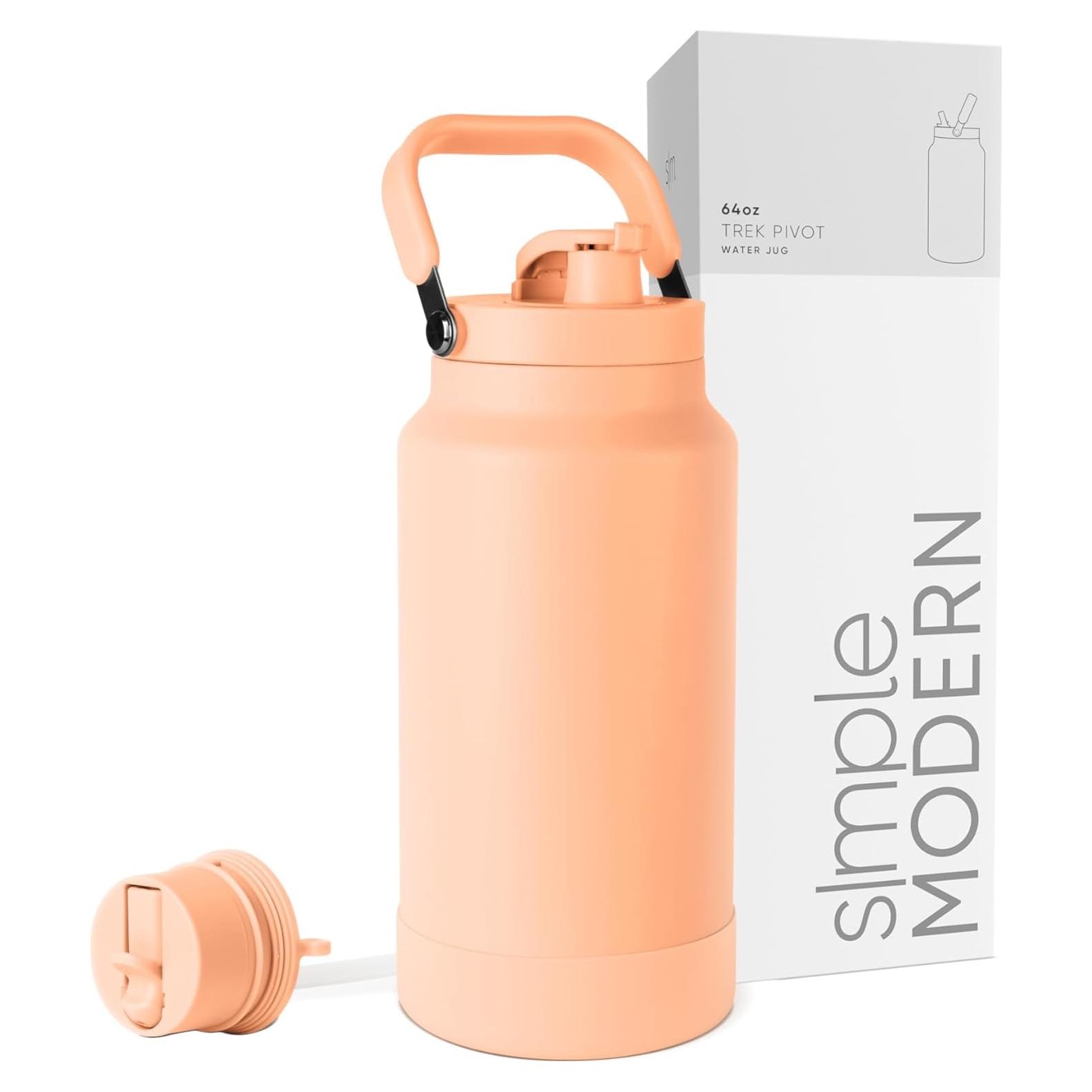 Jarra de Agua Simple Modern Trek Pivot 64oz Acero Inoxidable Bellini