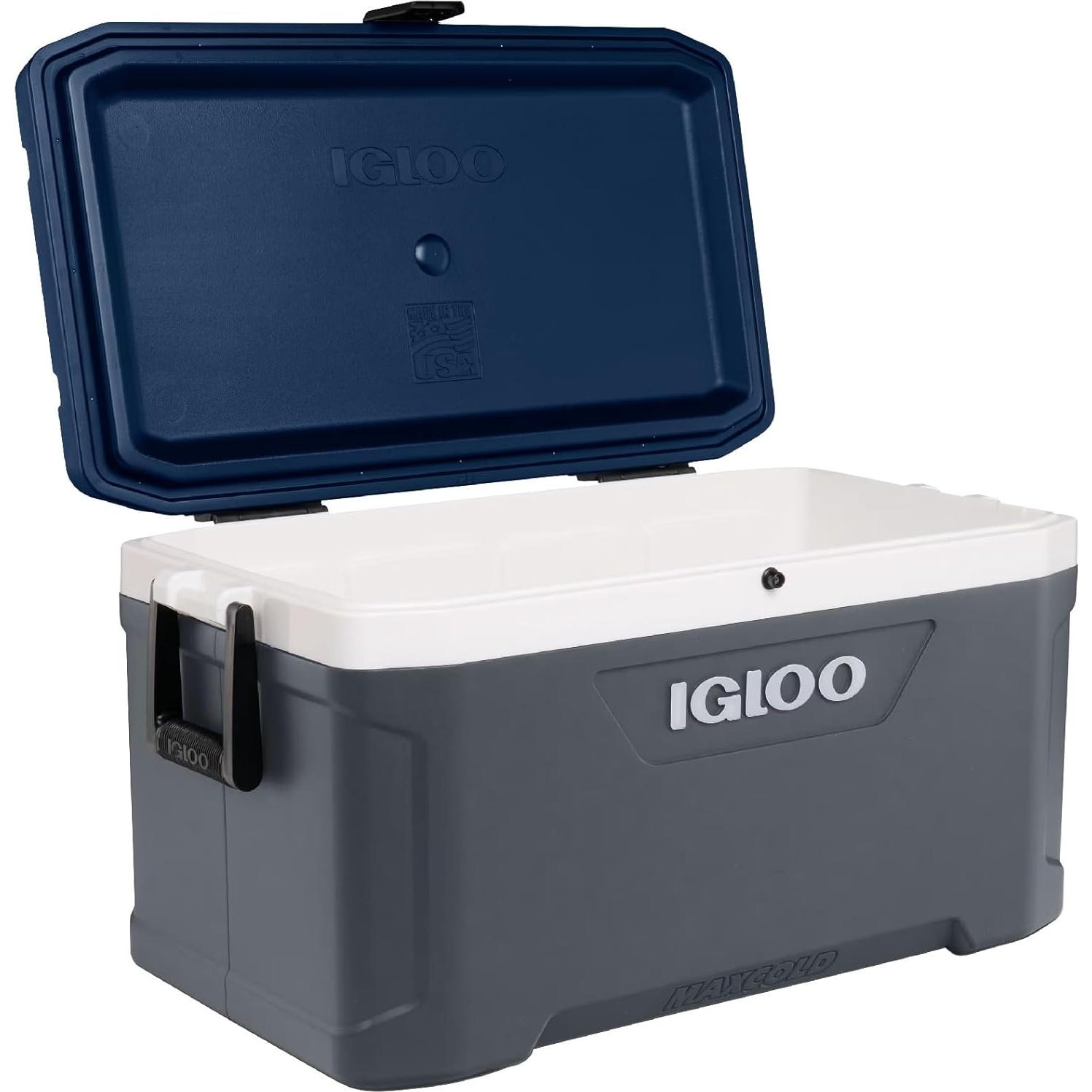 Cooler Igloo Maxcold Latitude 70 Gris Ceniza/Mar/Negro