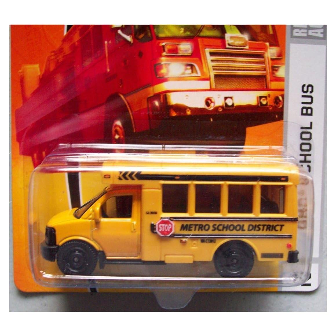 Autobús Escolar GMC Amarillo Diecast 1:64 Coleccionista