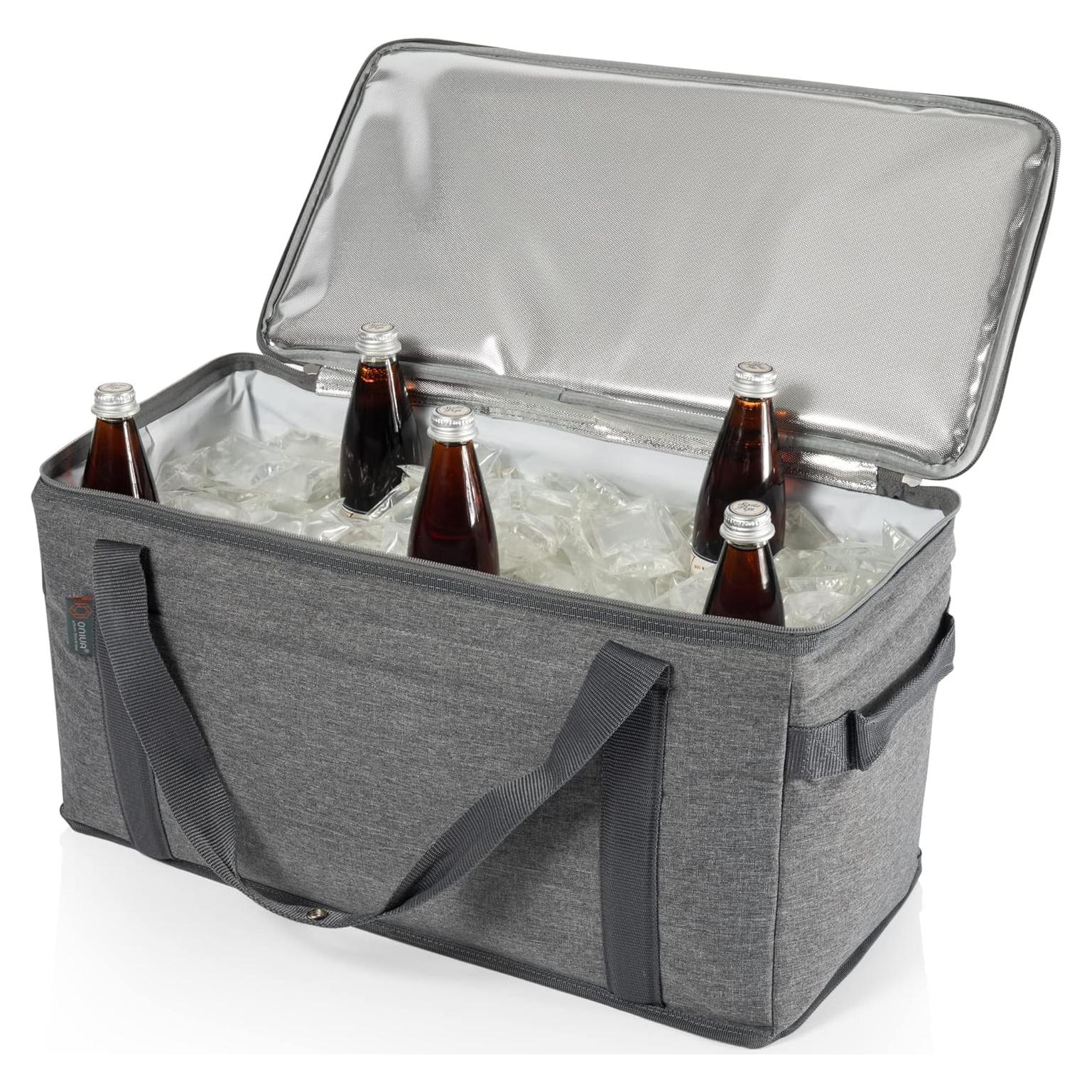 Enfriador Aislado Colapsable 64 Latas PICNIC TIME Gris