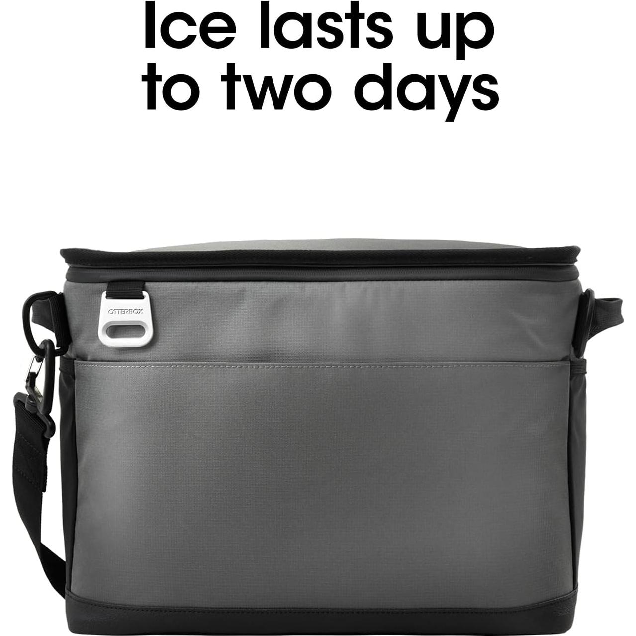 Cooler Suave OtterBox 30L Roca Gris con Paquete de Hielo