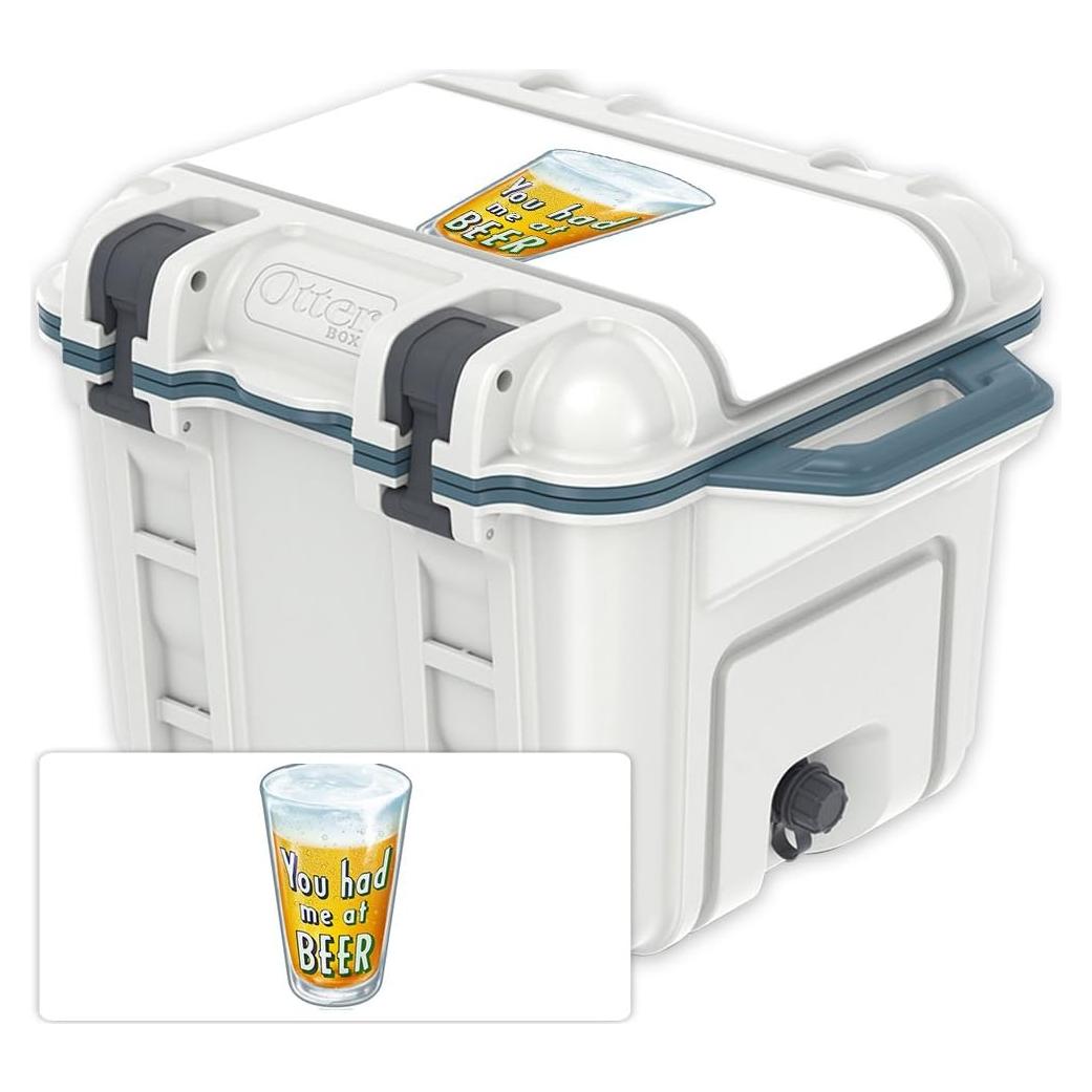 Piel de Vinilo MightySkins para Tapa Enfriador OtterBox 25qt - Amante de la Cerveza