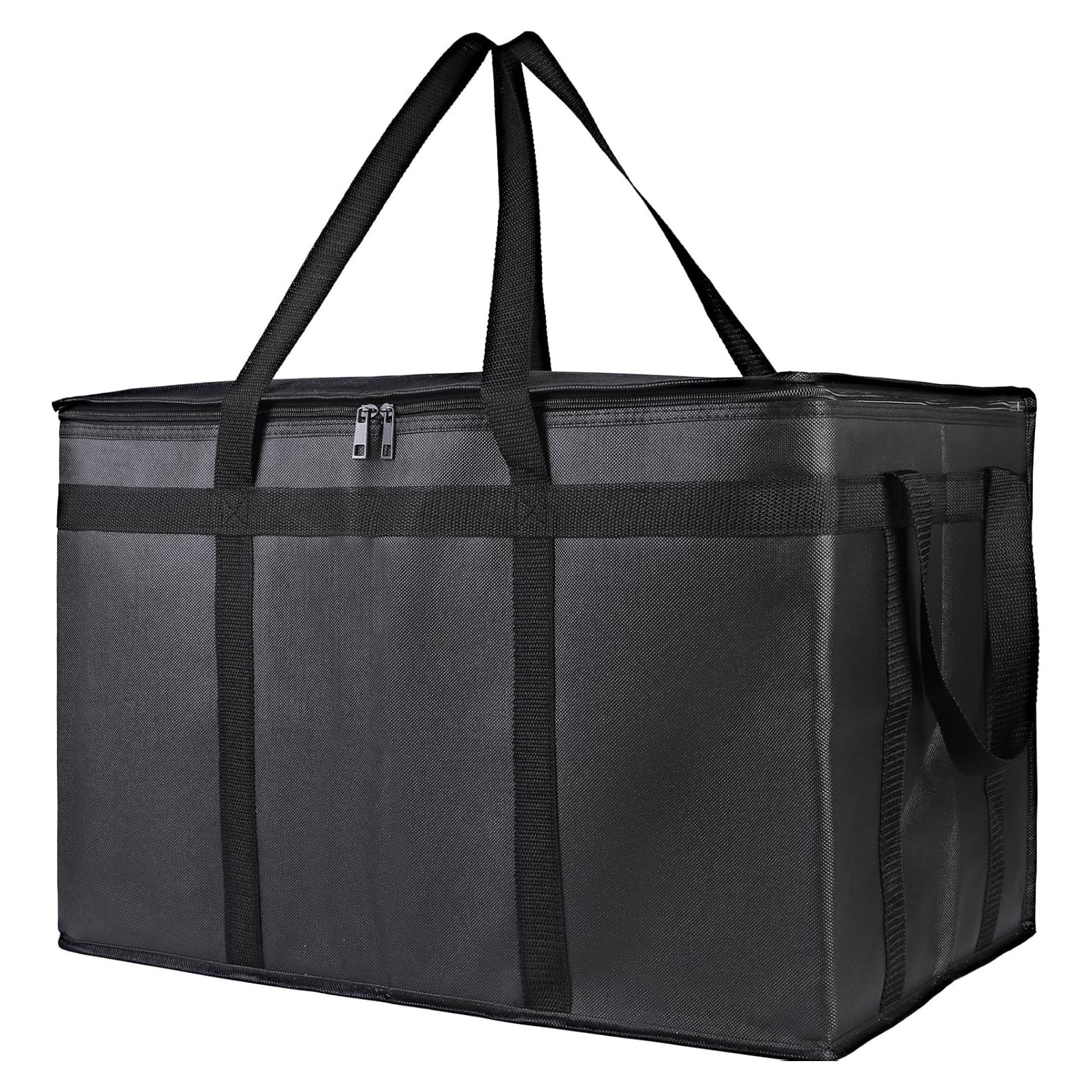 Bolsa de Entrega Aislada Bodaon XXXL Negra para Comida