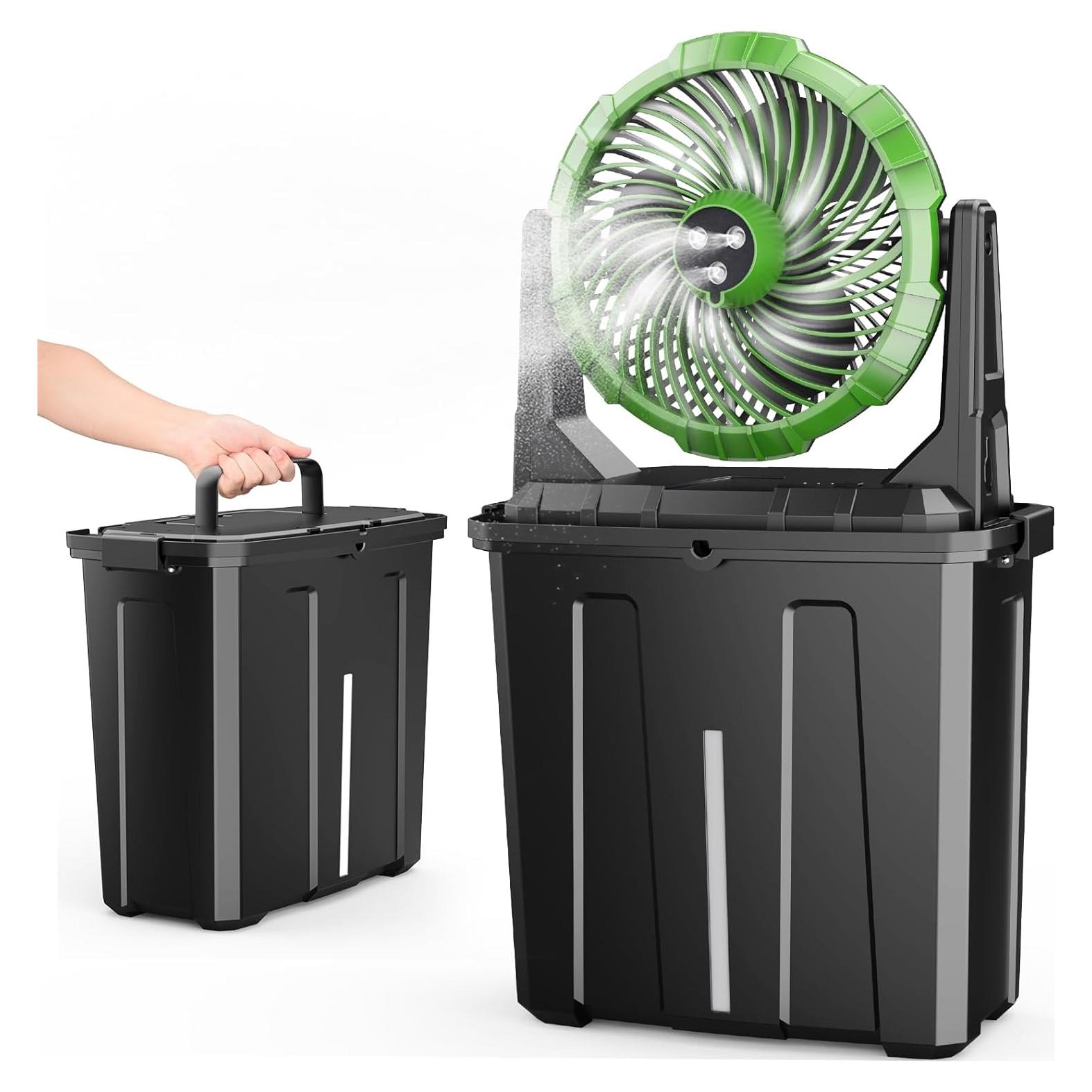 Ventilador Portátil de Nebulización Ausic P30 - 9L, 3 Velocidades