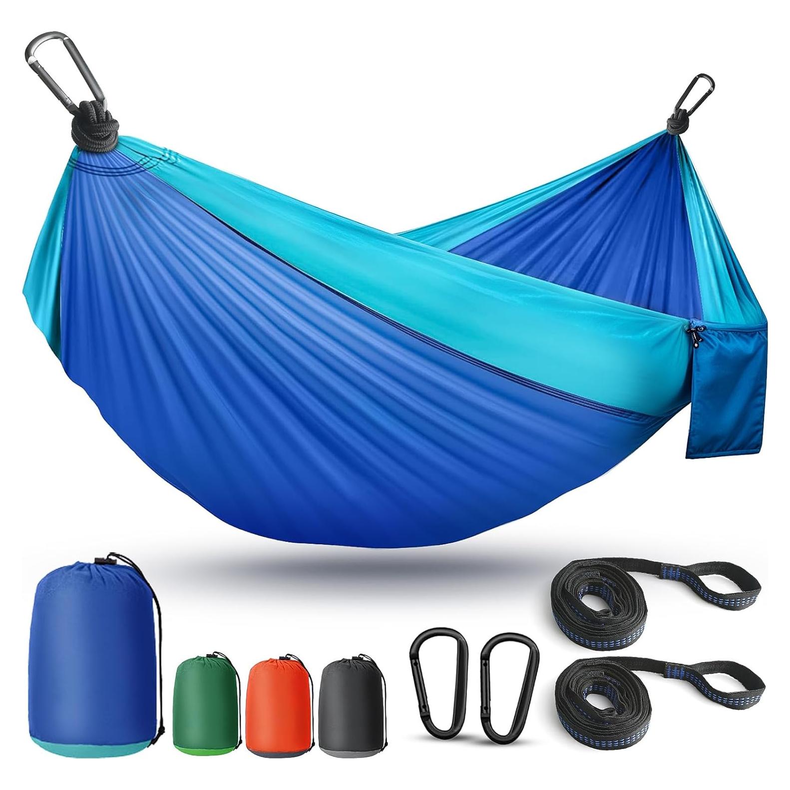 Hamaca de Camping PUPTILY Azul 2 Personas 269x140 cm
