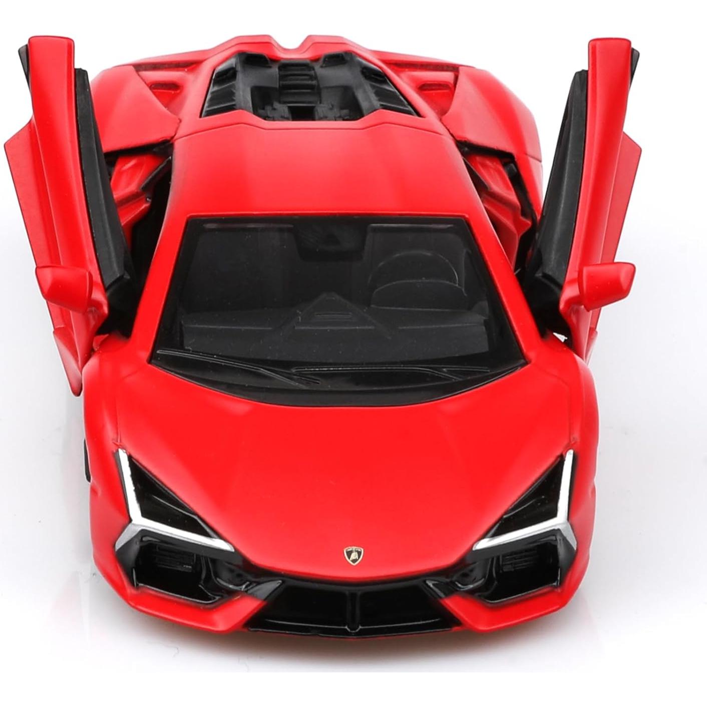 Coche de Juguete Lamborghini Revuelto Escala 1/36 Rojo