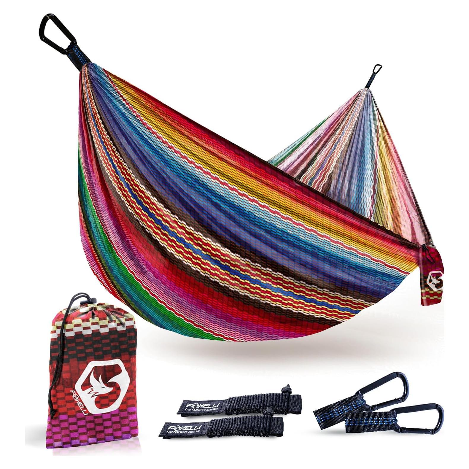 Hamaca de Camping Foxelli Doble 2.7m x 1.4m 181kg Nylon