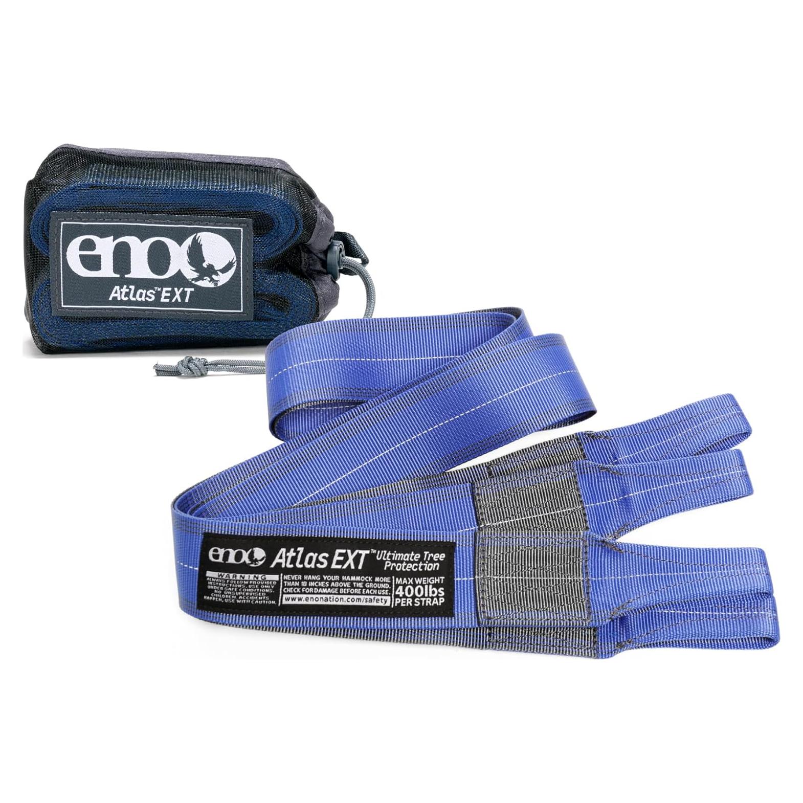 Cintas Utilitarias Atlas EXT ENO para Hamacas - 2 Piezas, Carbón/Navy